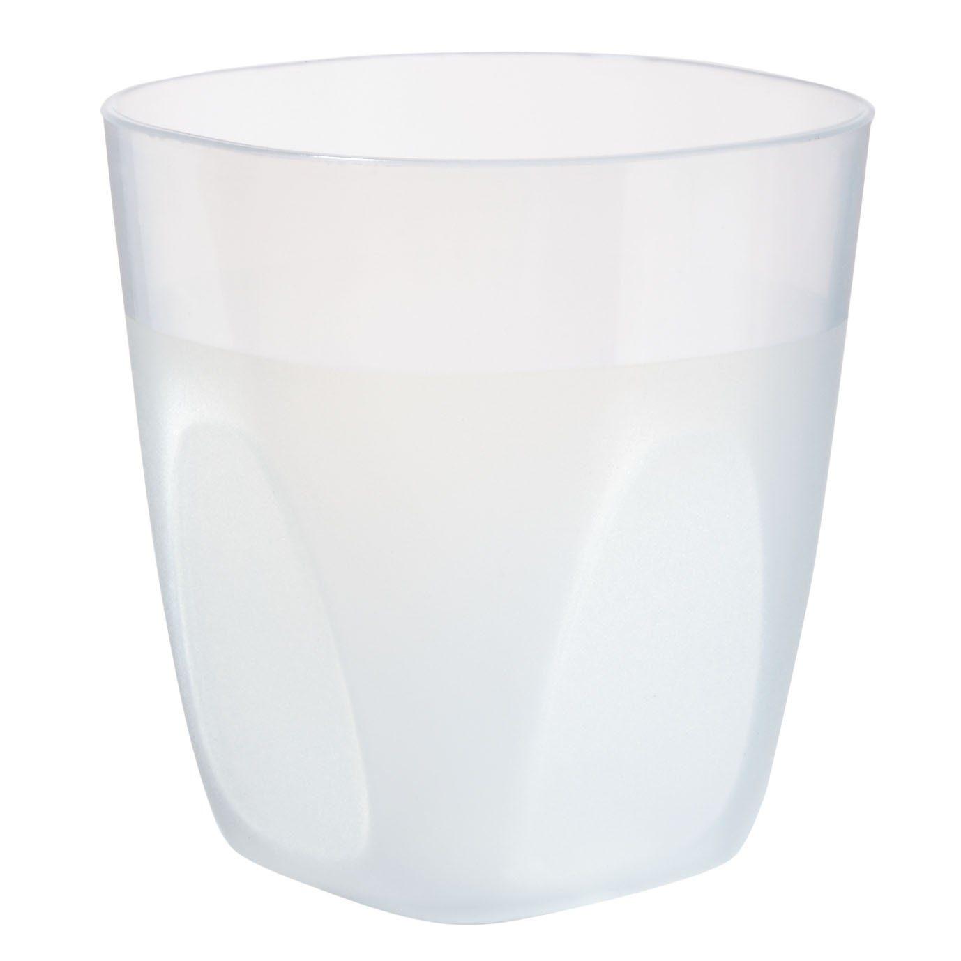mehrweg.pro Mehrwegbecher Trinkbecher "Mini Cup" 0,2 l, Kunststoff, (Sparset, 15-tlg., 15) transparent-milchig