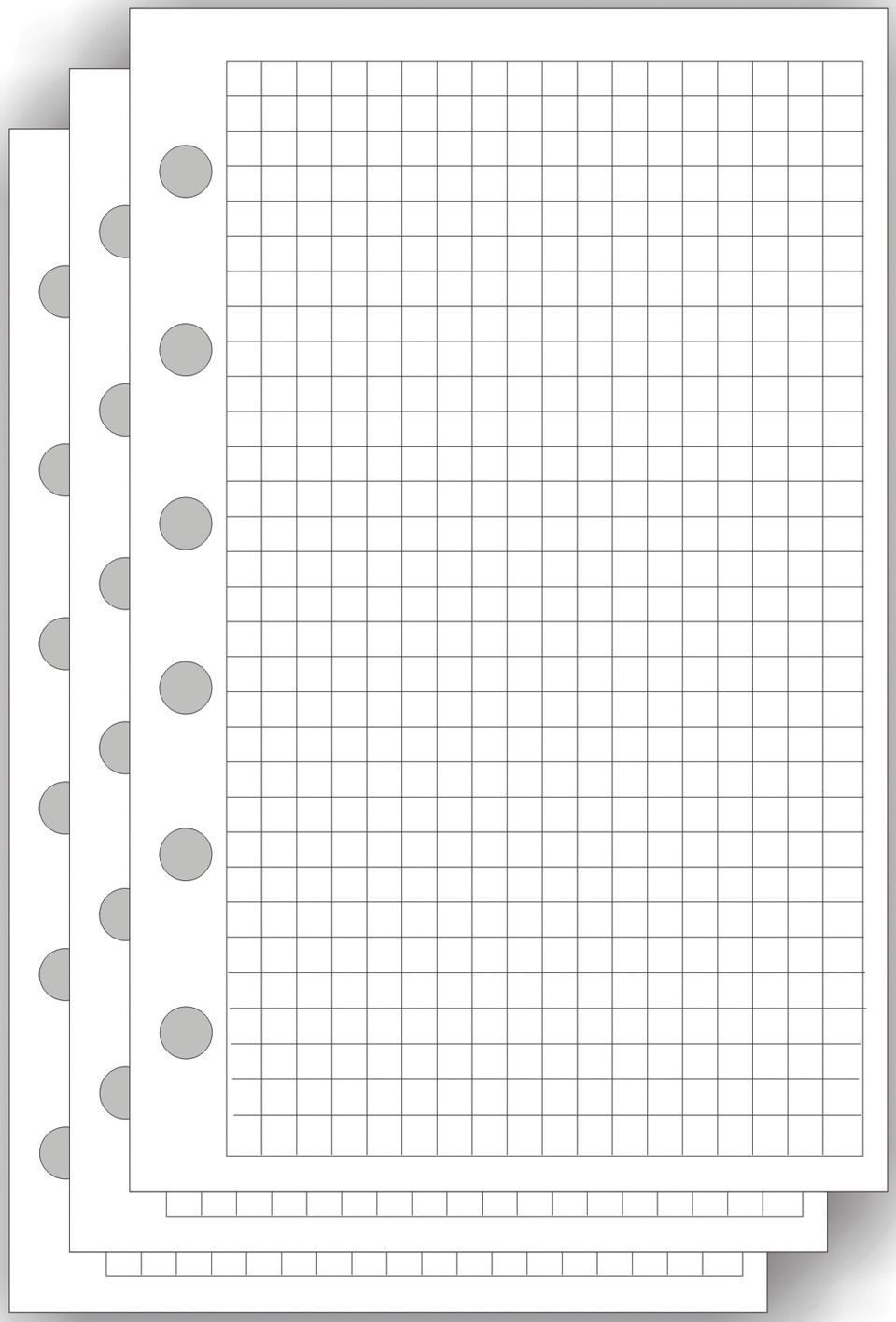 BIND Taschenkalender Bind® 5713 Ersatzeinlage "kariert" A7 50 Blatt