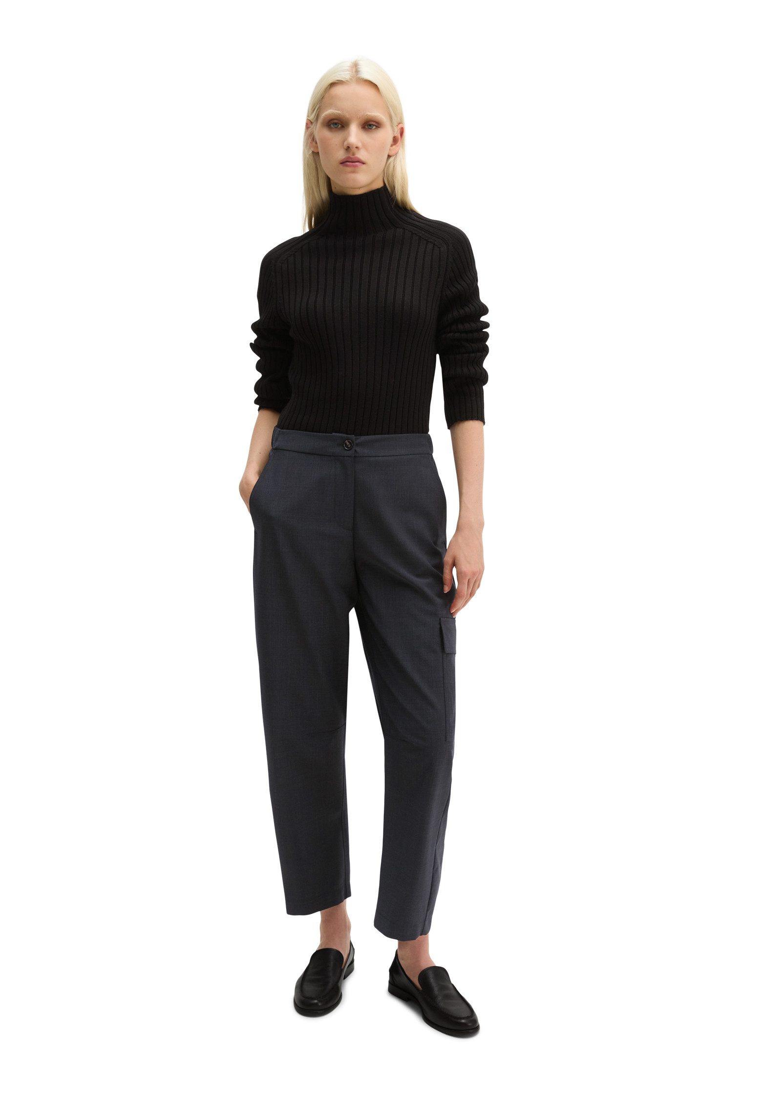 Marc O'Polo Stehkragenpullover aus Heavy Weight Cotton – Bild 5 von 5