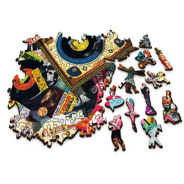 Trefl Puzzle 20180 Wood Craft Garry Walton Die Welt der Musik, 500 Puzzleteile, Made in Europe
