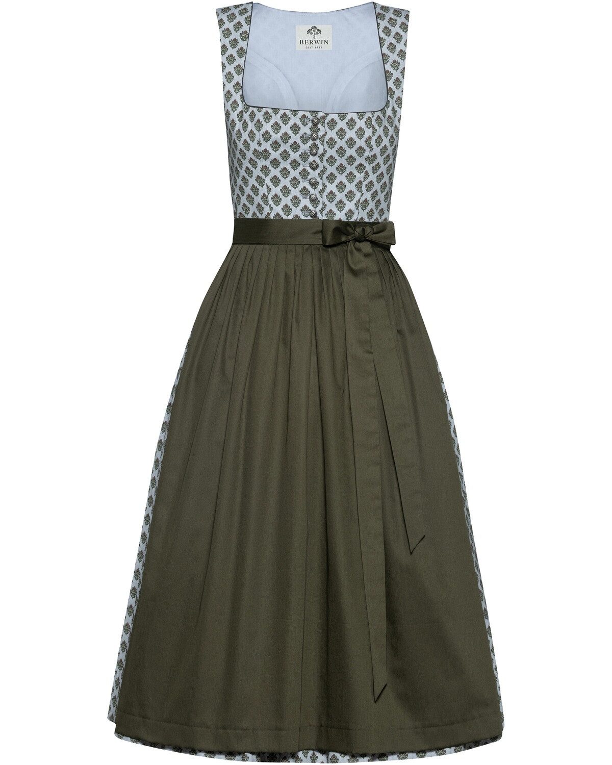 Berwin Dirndl Langes Dirndl mit Druck
