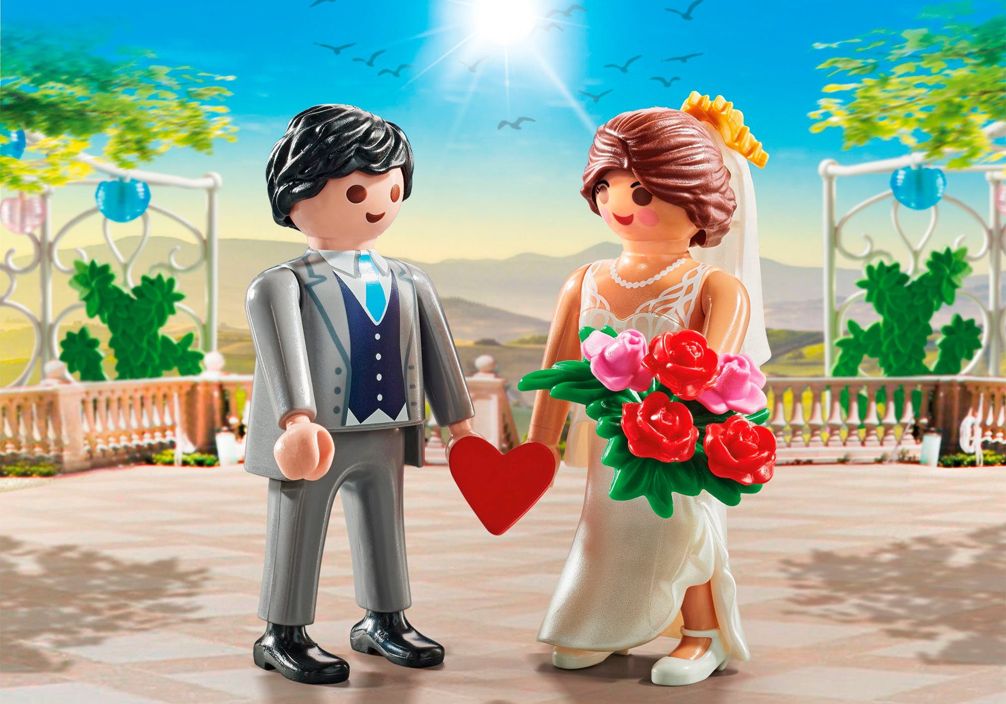 Playmobil® Hochzeitspaar (71507), Duo Pack Konstruktions-Spielset, (11 St), günstig online kaufen