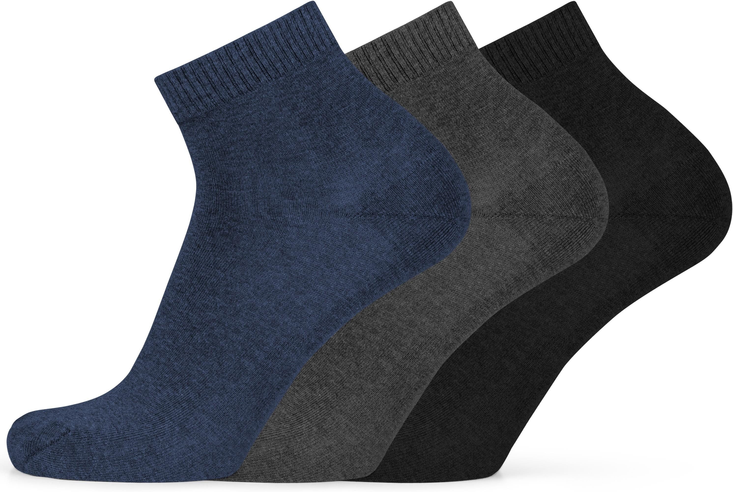 normani Sneakersocken (6 Paar) Kurzschaft Gesundheitssocken aus Baumwolle. günstig online kaufen