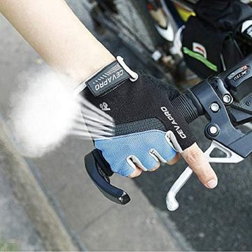 Daskoo Fahrradhandschuhe Fingerlose Halbfinger Handschuhe,für Outdoor Fahrrad MTB Radsport Radfahren Fitnessstudio