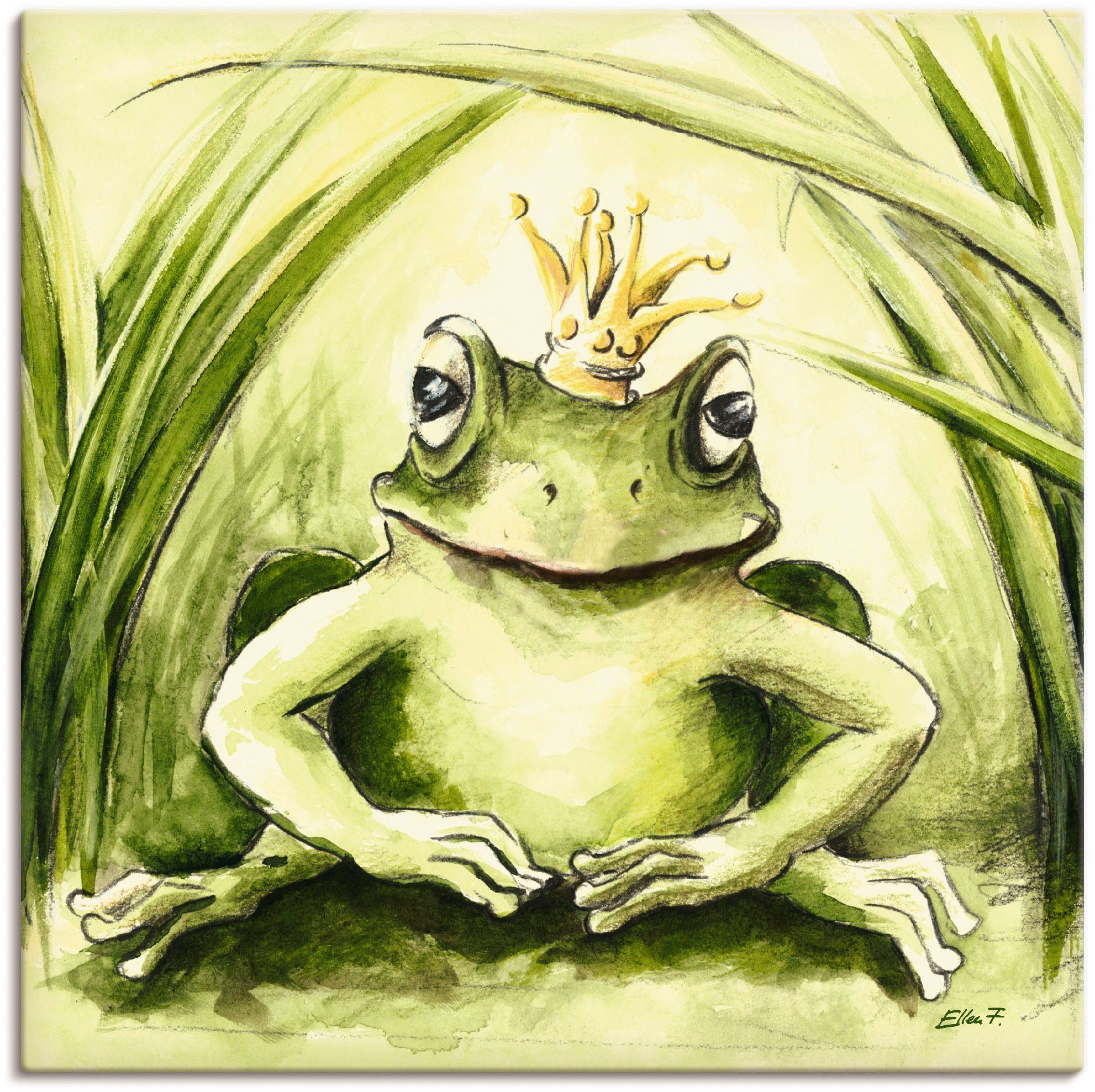 Artland Wandbild Kleiner Frosch, Geschichten & günstig online kaufen