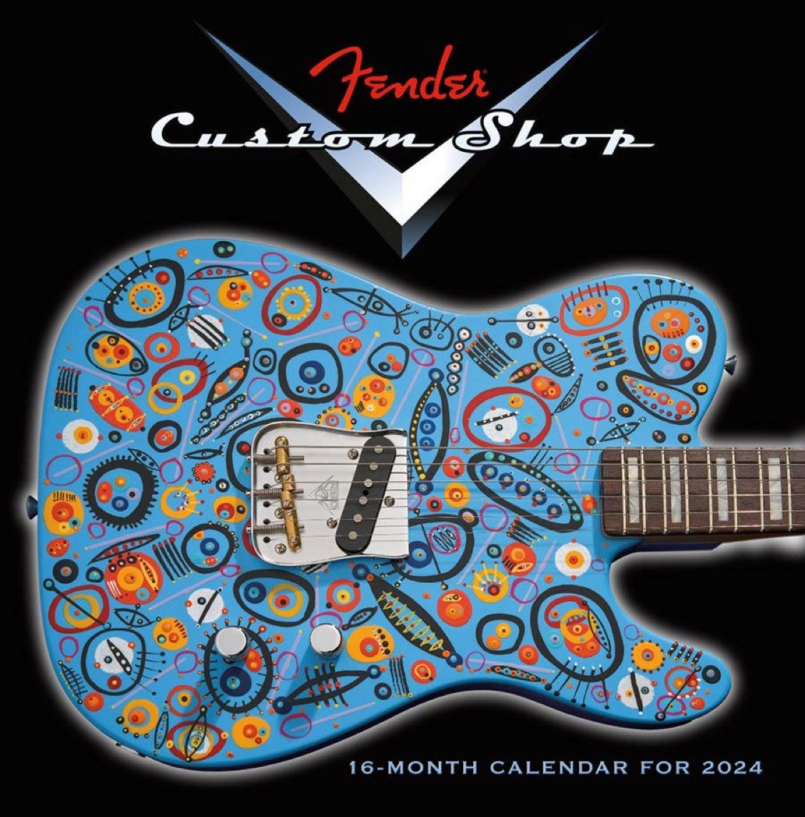 Querflöte Fender Custom Shop Series 2024 Guitar Calendar Gitarre Kalender