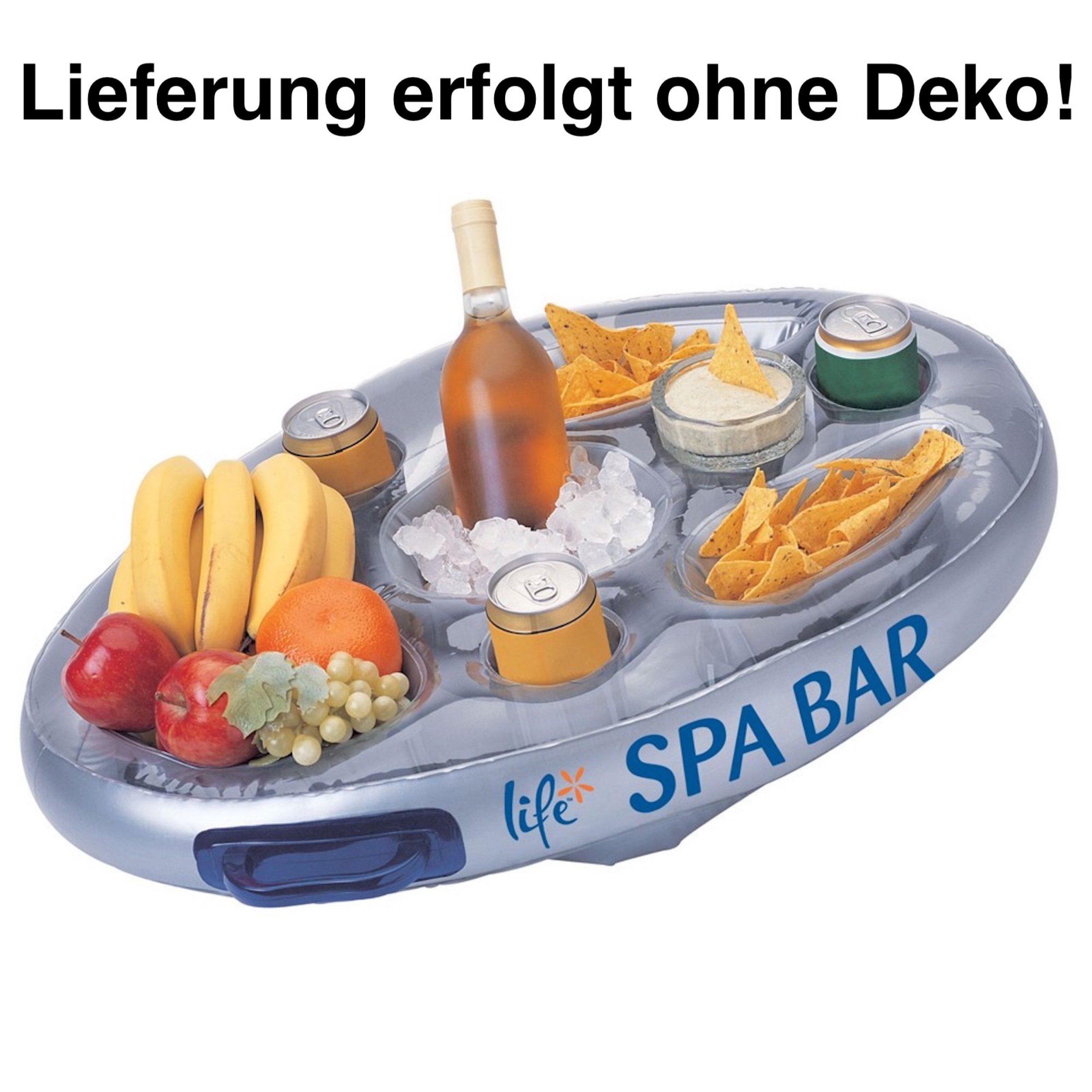 Life Whirlpool Life Spa Bar aufblasbare Minibar Whirlpool Tisch für Getränke und