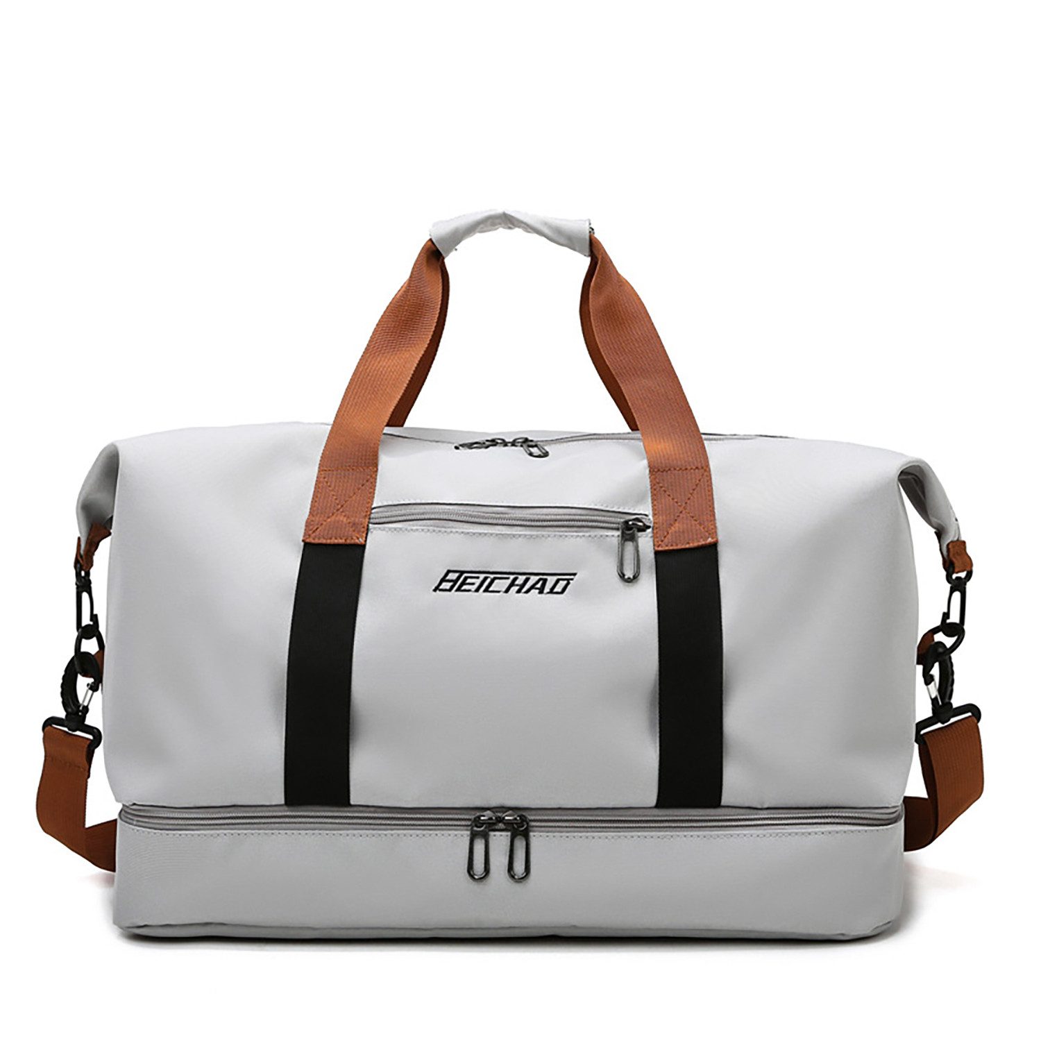 Reisetasche Fitnesstasche,Sporttasche,Große Umhängetasche mit Schuhfach&Nassfach