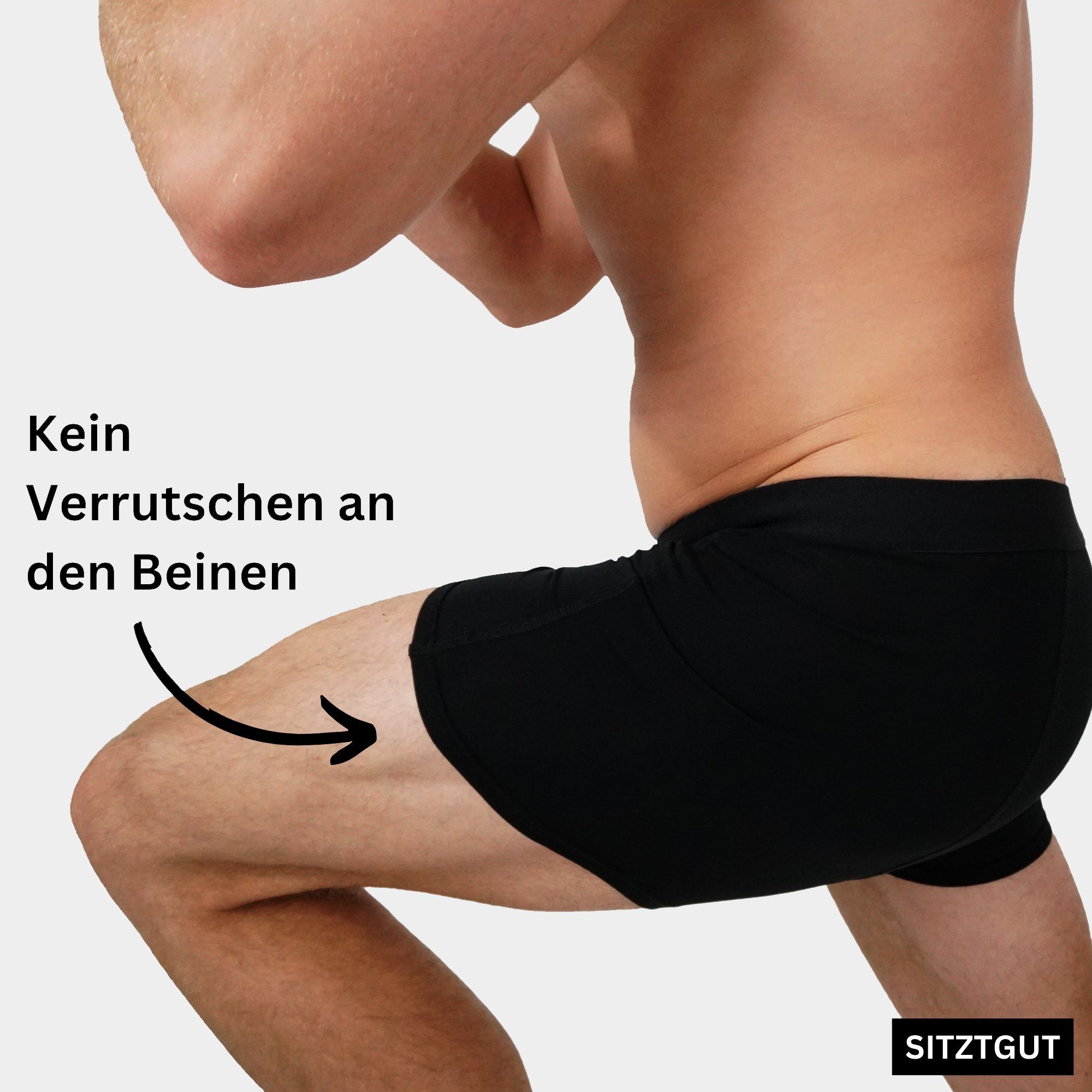 Sitztgut Boxershorts Baumwolle Herren – Perfekte Passform, Kratzfrei, Trock günstig online kaufen