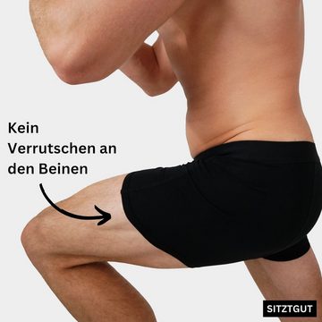 Sitztgut Boxershorts Premium Unterhosen für Herren und Jungen (Set, 1-St) perfekter Sitz dank 7-teiliger Schnitt statt 3-teilig, aus Baumwolle