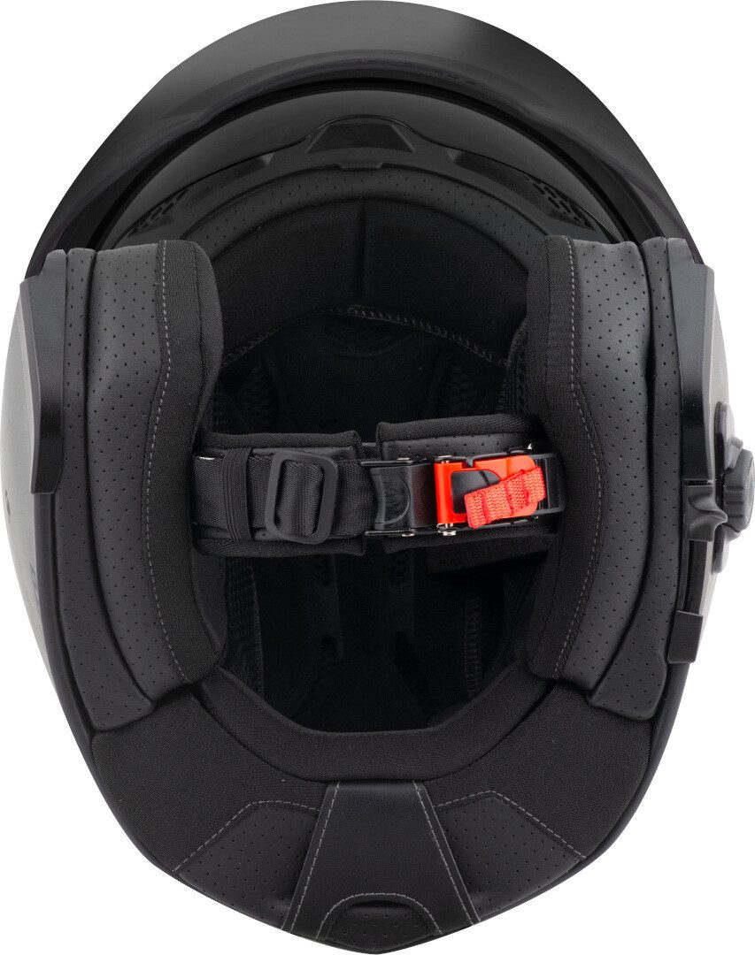 Bogotto Motorradhelm H586 BT Solid Bluetooth Jethelm, integriertes Kommunikationssystem,geeignet für Brillenträger,hera