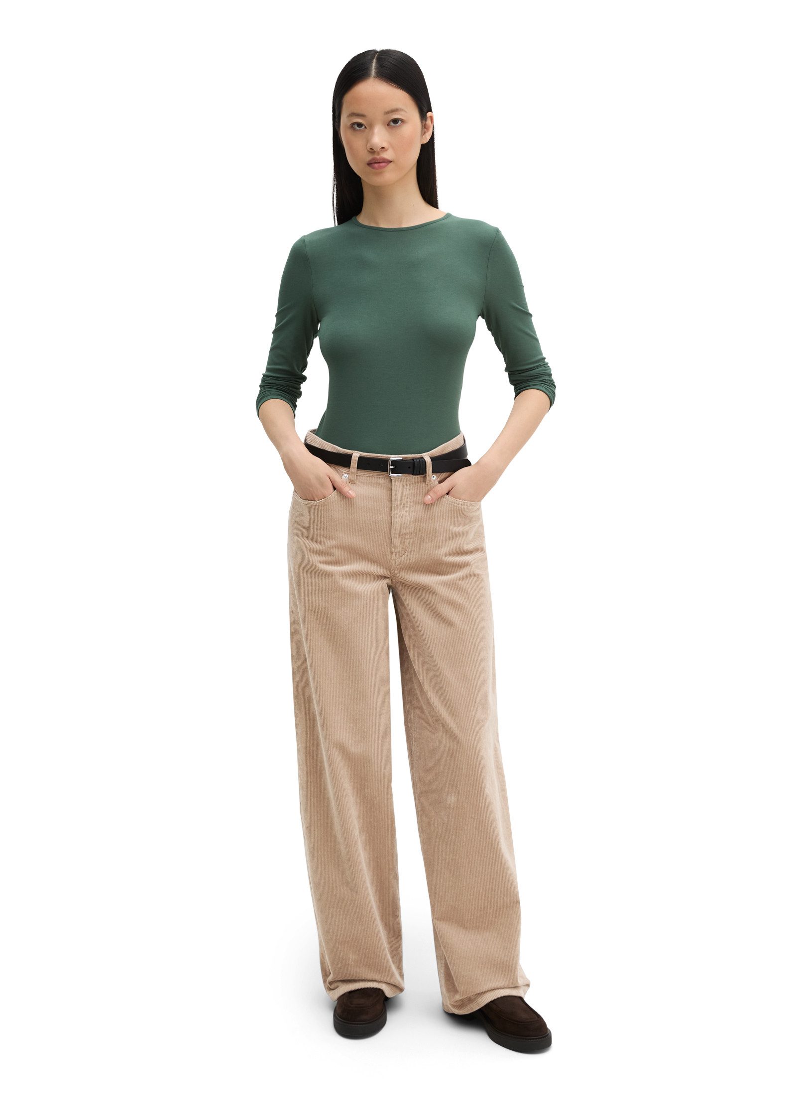 Marc O'Polo Langarmshirt aus TENCEL™ Modal-Stretch – Bild 5 von 5