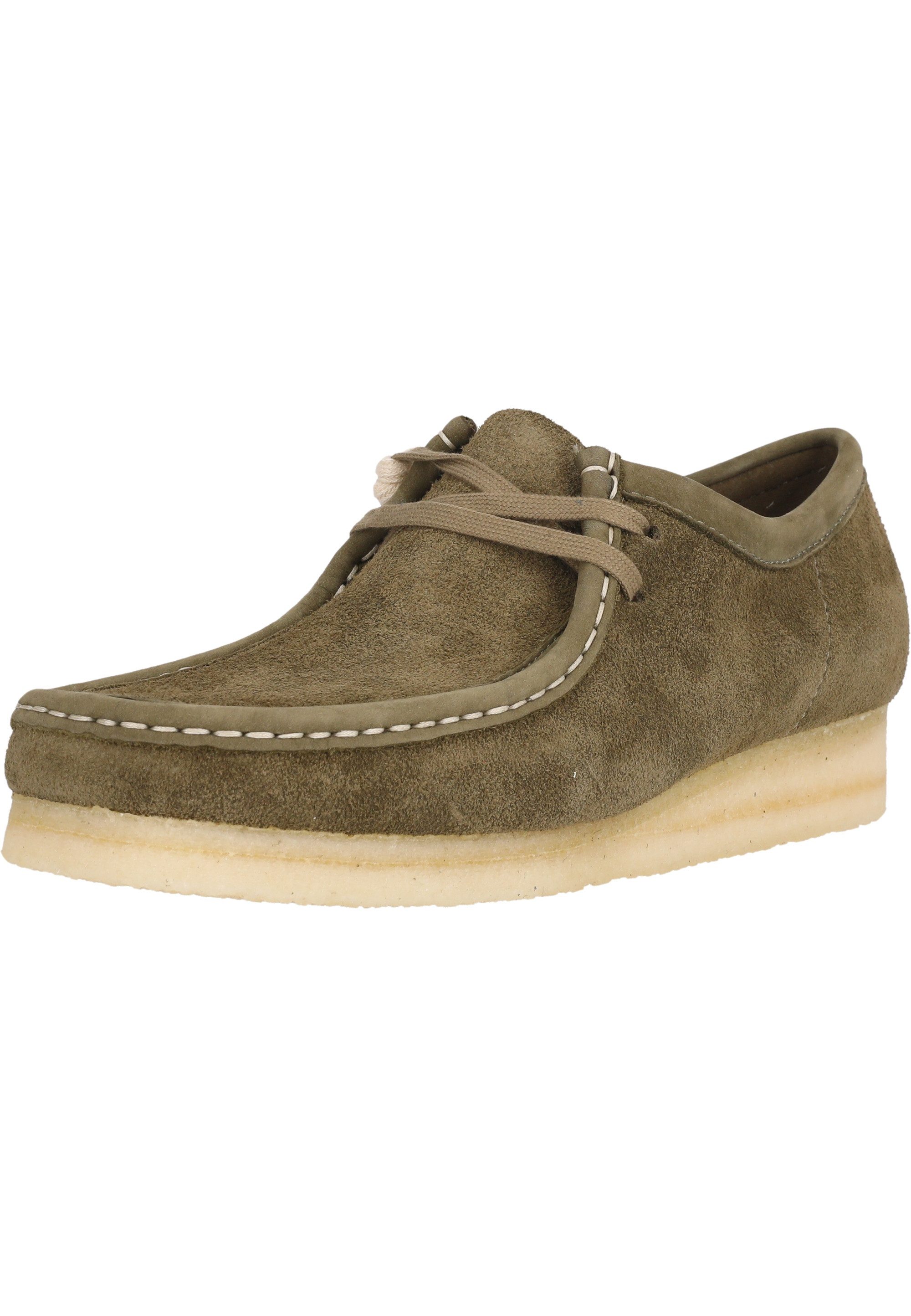 Clarks Wallabee Schnürschuh aus hochwertigem Oasis-Wildleder günstig online kaufen