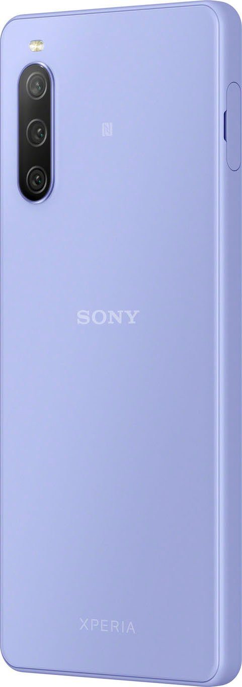 Sony Xperia 10 IV (15,24 Akku) GB mAh Zoll, 128 Speicherplatz, Smartphone 8 lavendel MP 5.000 cm/6 Kamera