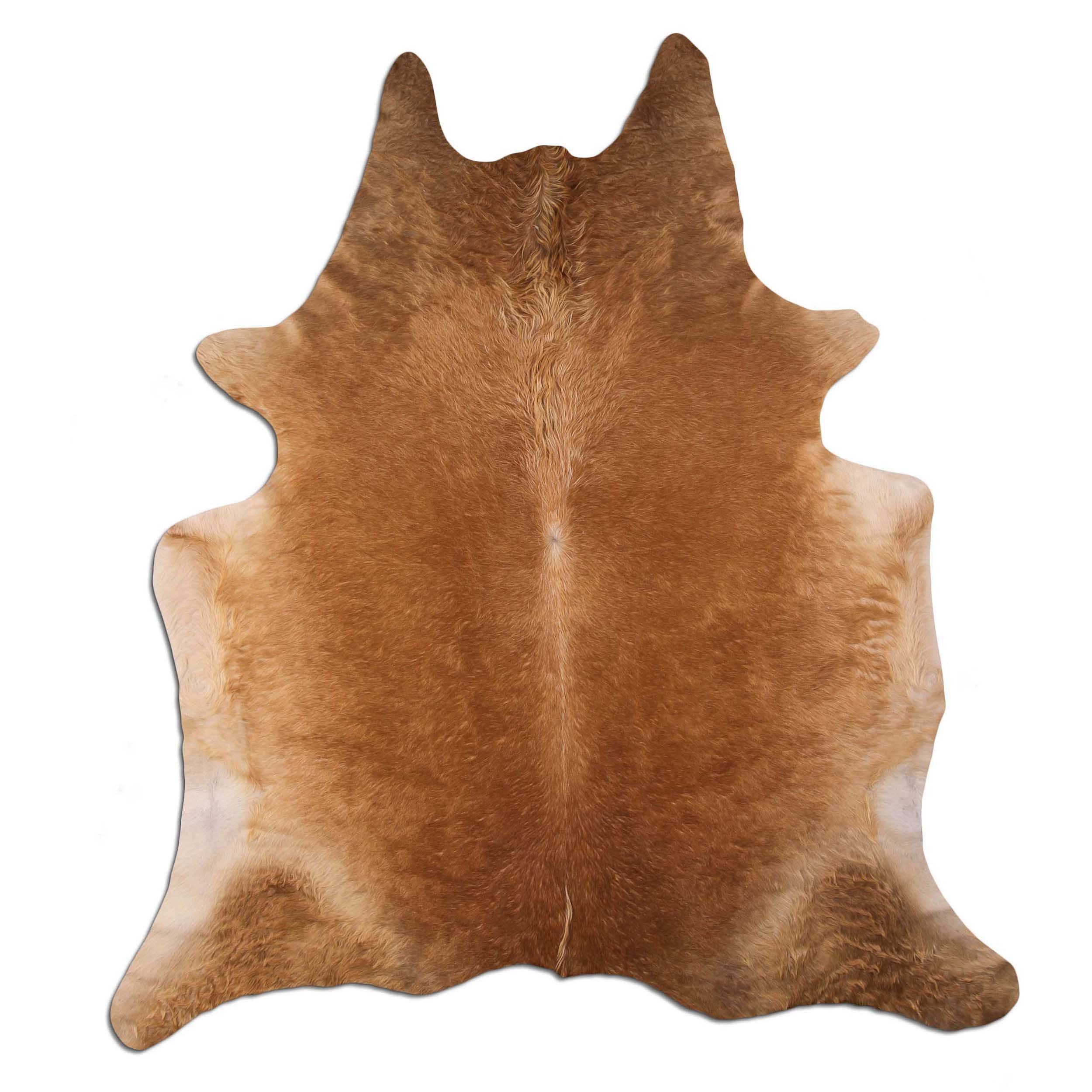 Fellteppich L250 x B215 cm - champagner grau, Livorio, Kuhfell, Premium Kuhfell Teppich, Rinderfell, Echtfell, Dark Champagne