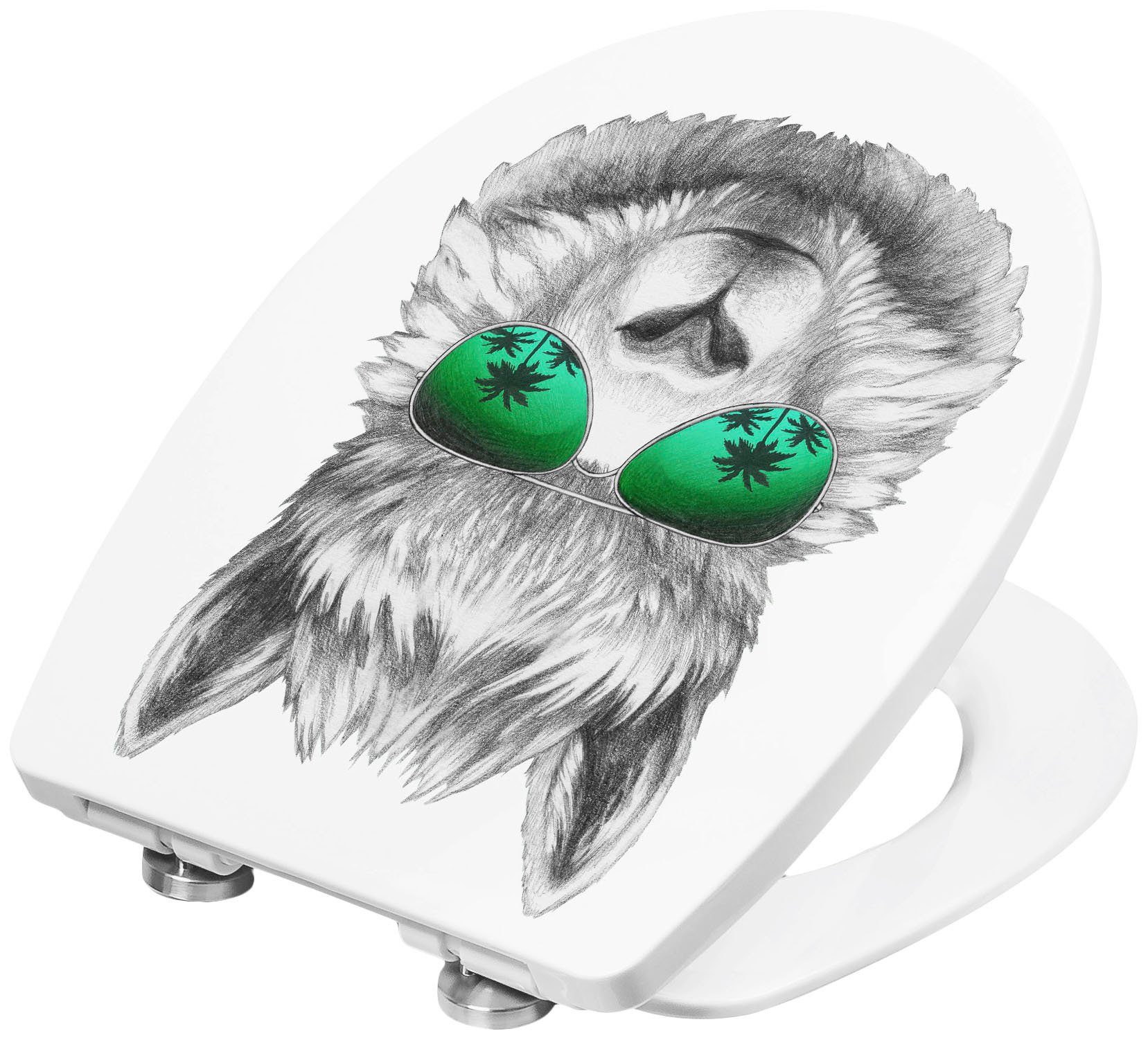 CORNAT WC-Sitz Außergewöhnliche 3D-Optik - Pflegeleichter Thermoplast - Qui günstig online kaufen