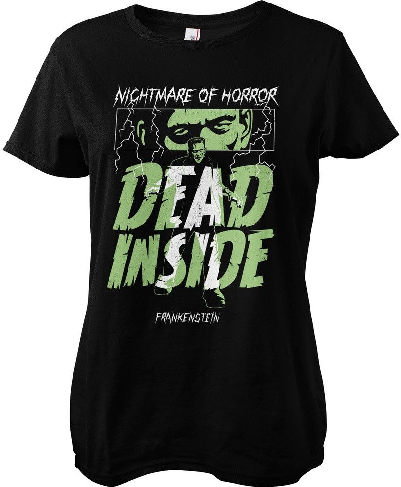 T-Shirt Frankenstein Dead Inside Girly Tee