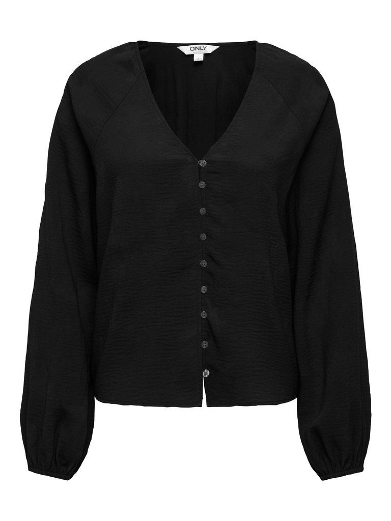 ONLY Blusenshirt ONLZION STRYLA L/S BUTTON TOP WVN