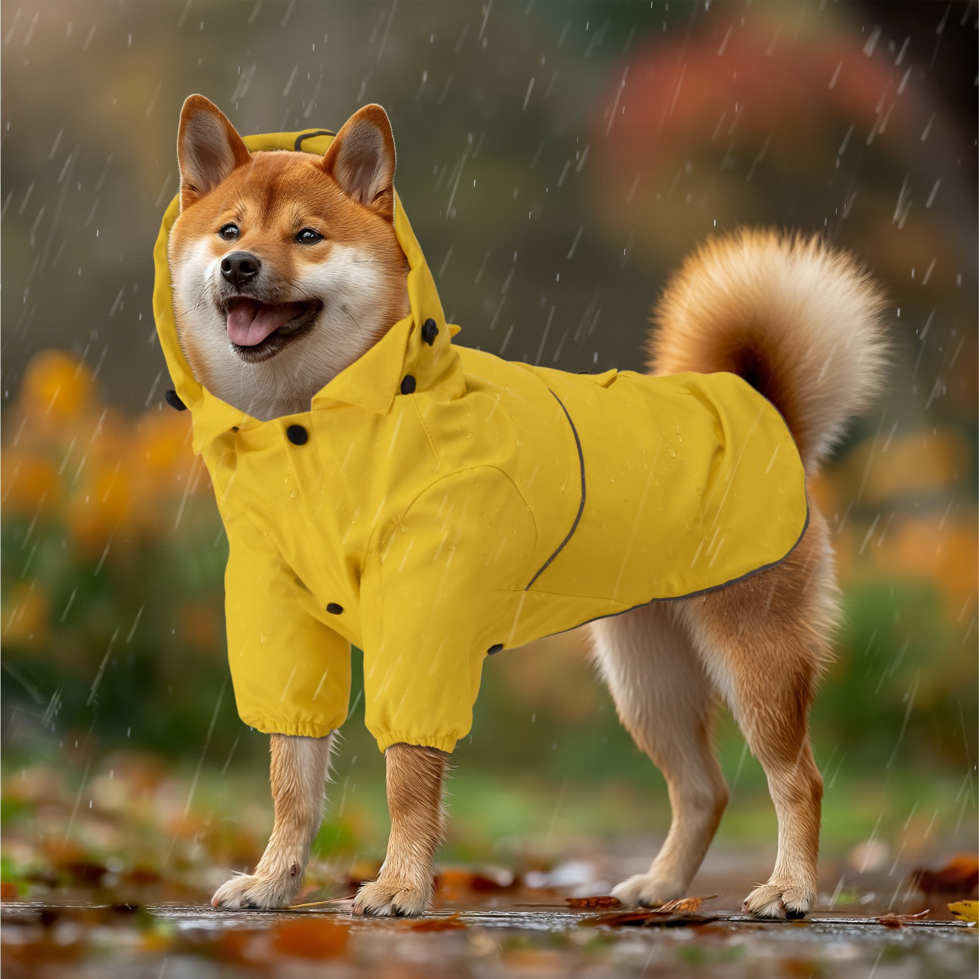 Hunderegenmantel Regenmantel Regenjacke für Hunde - Regenmantel Hund wasserdicht