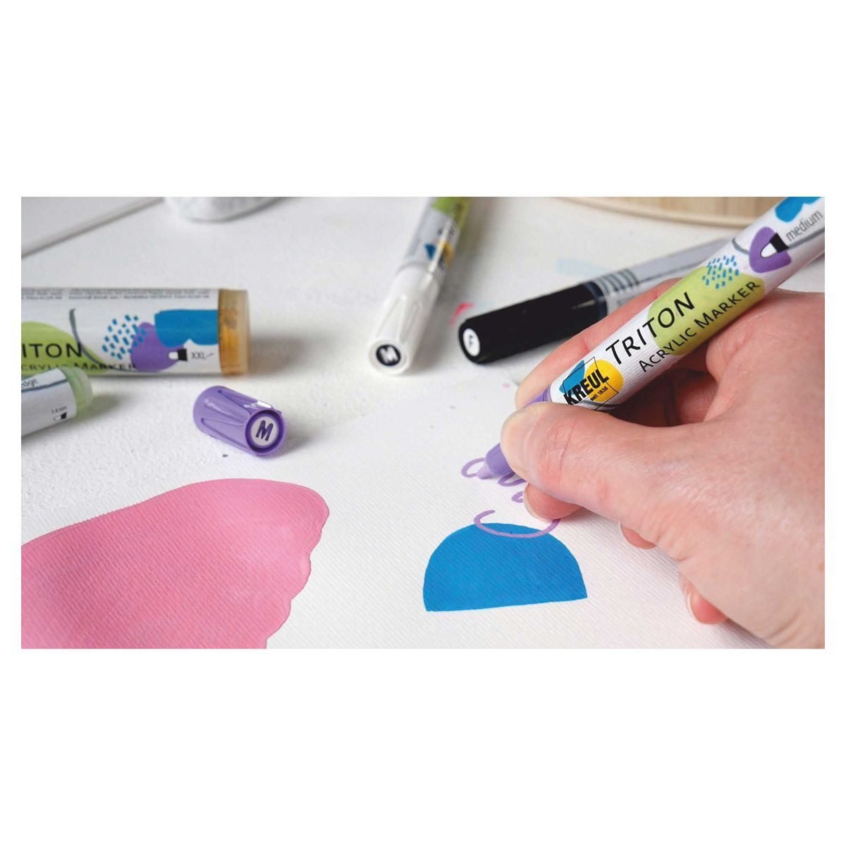 Thumbnail - C. KREUL Marker KREUL Acrylmarker TRITON medium 1-2mm türkisblau
