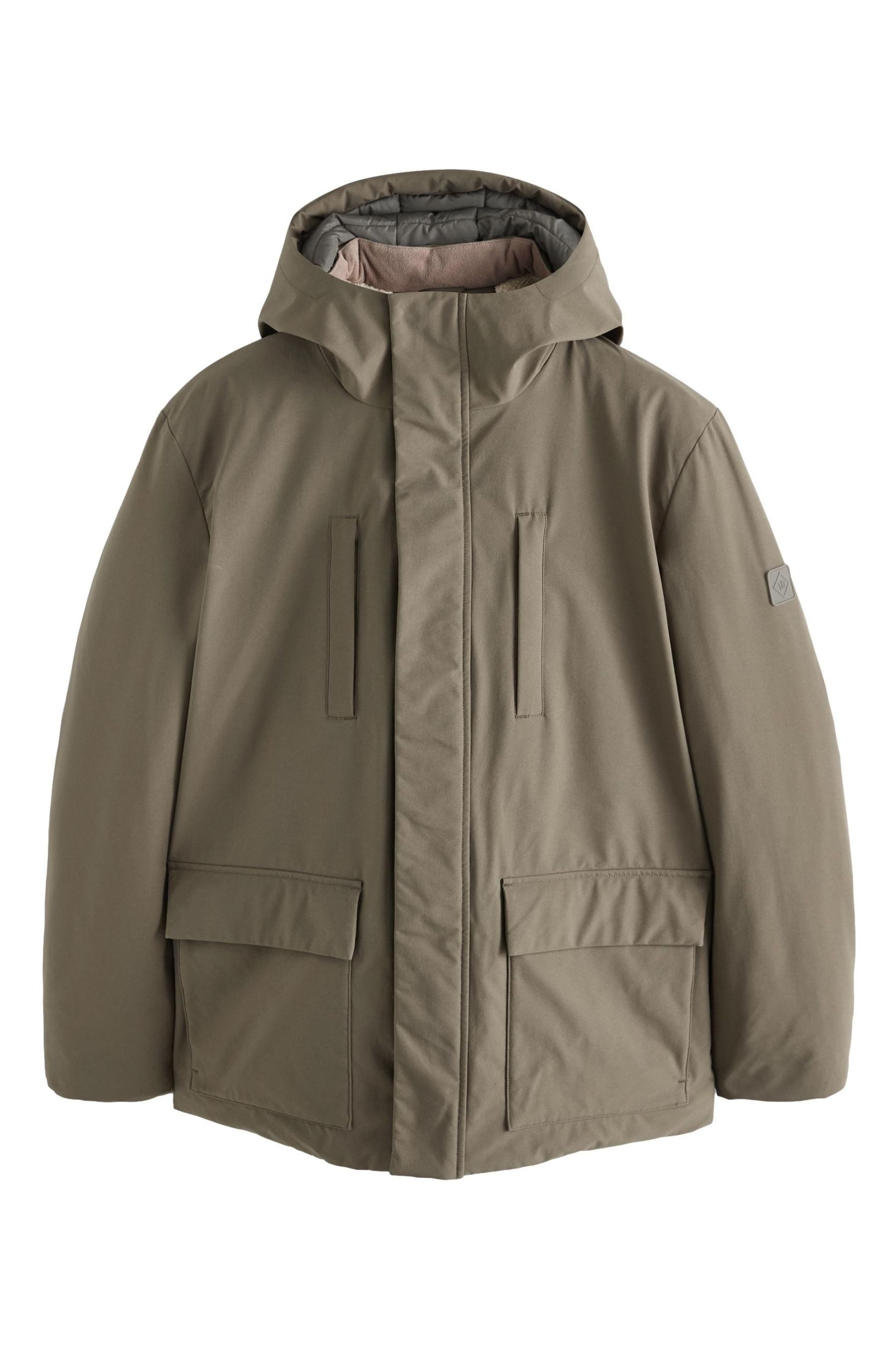 Next Anorak Wasserabweisender Parka Teddyfellfutter 4 günstig online kaufen