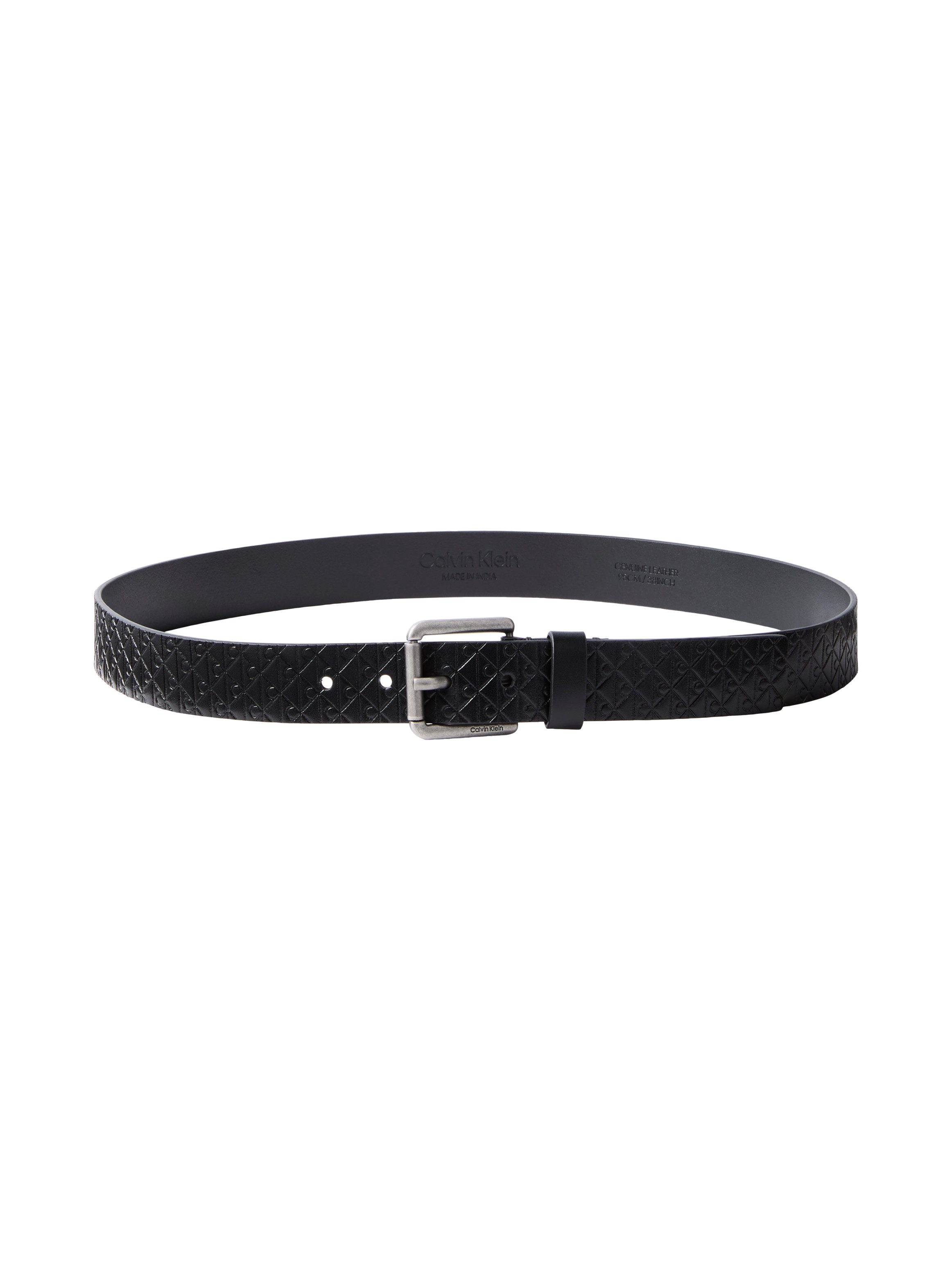 Calvin Klein Jeans Ledergürtel CASUAL ROLLER BUCKLE AOP 35MM Regular fit und größenverstellbar – Bild 2 von 5