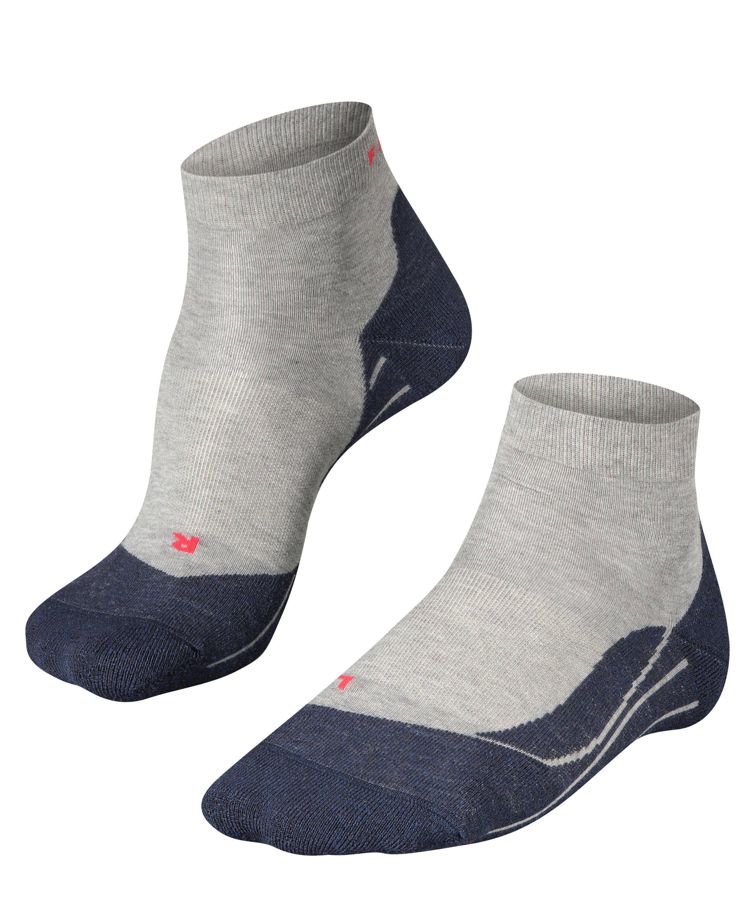 FALKE Laufsocken RU4 Endurance Short (1-Paar) leichte Laufsocke mit mittlerer Polsterung lightgrey (3406)