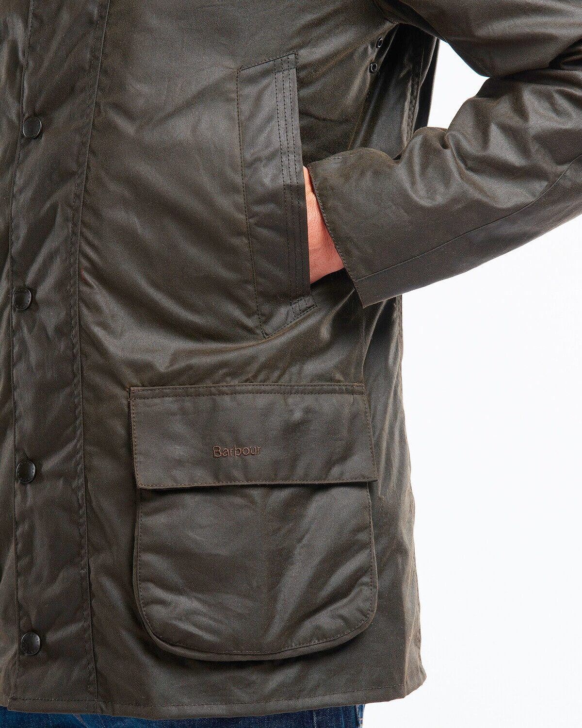 Barbour Allwetterjacke Wachsjacke Bristol Tartan – Bild 3 von 5