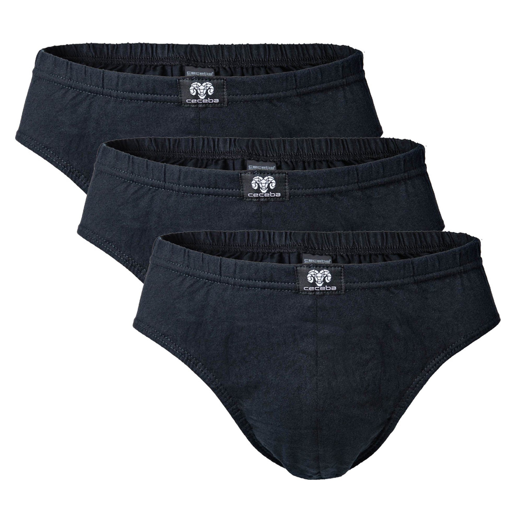 Slip Herren Slip 3er Pack Baumwolle Sport Slip 3er Pack