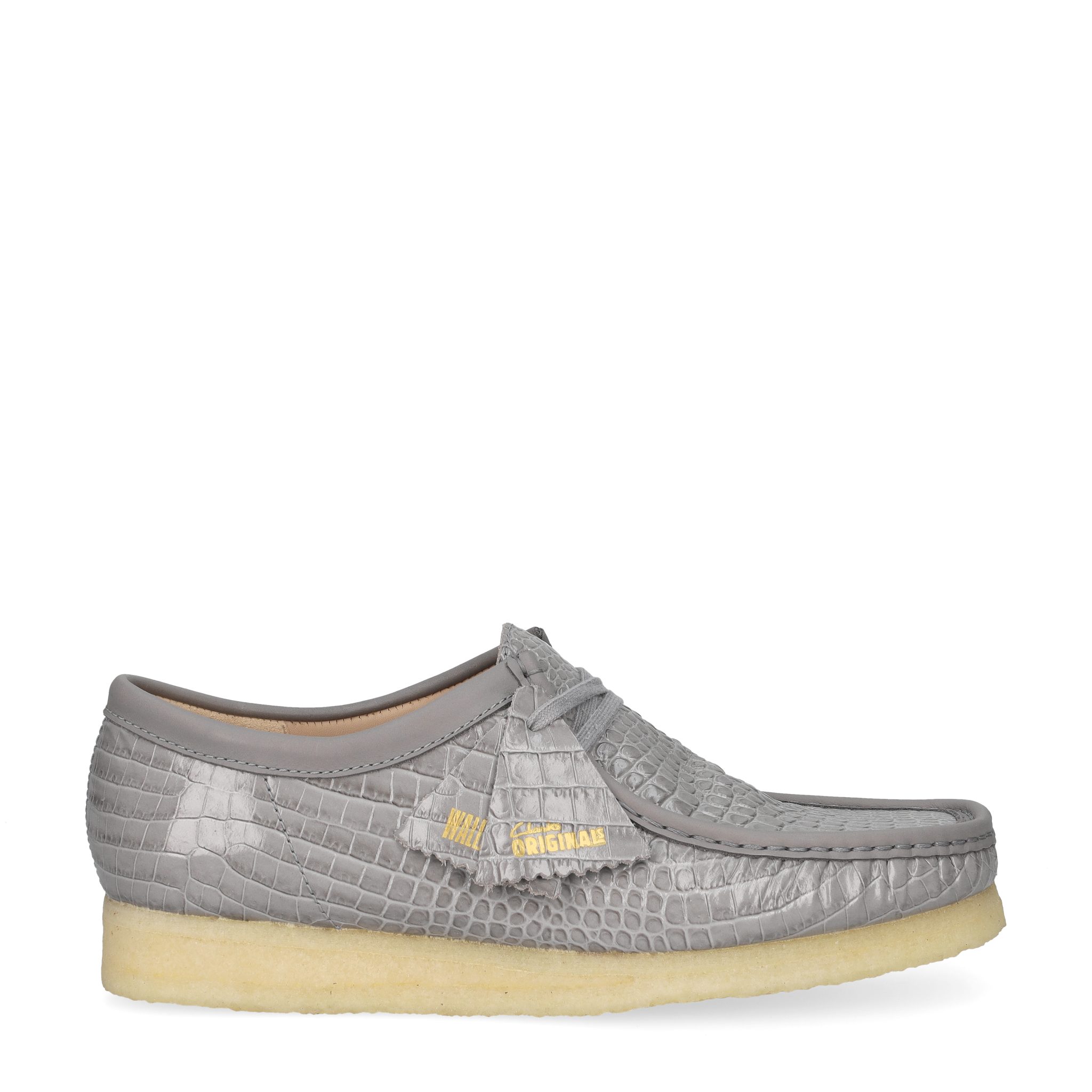 Clarks Clarks Wallabee 26176573 7, Schnürschuhe, Grau, Herren Schnürschuh