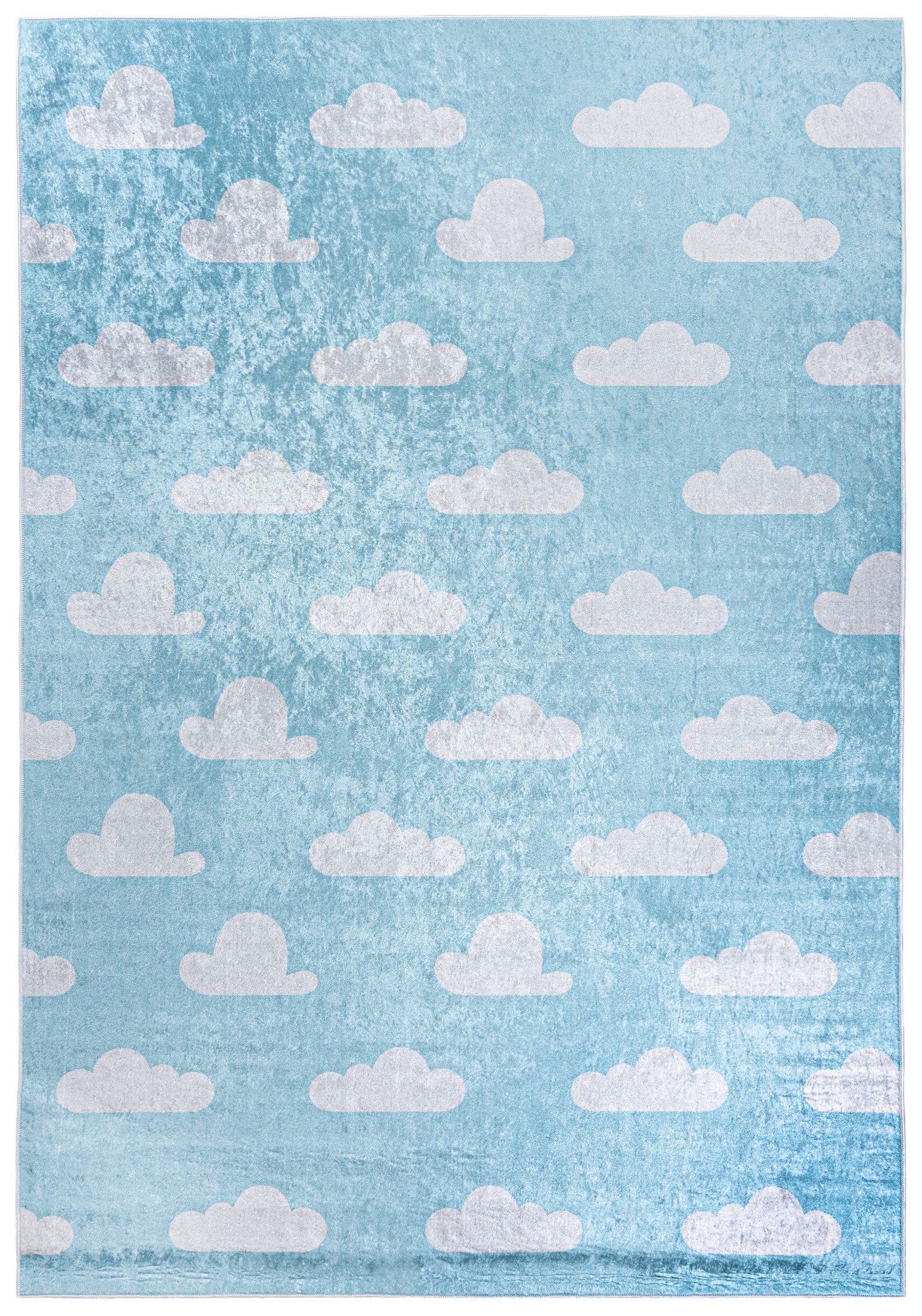 Mazovia Kinderteppich Kinderteppich Kinderzimmerteppich Wolken Sky, günstig online kaufen