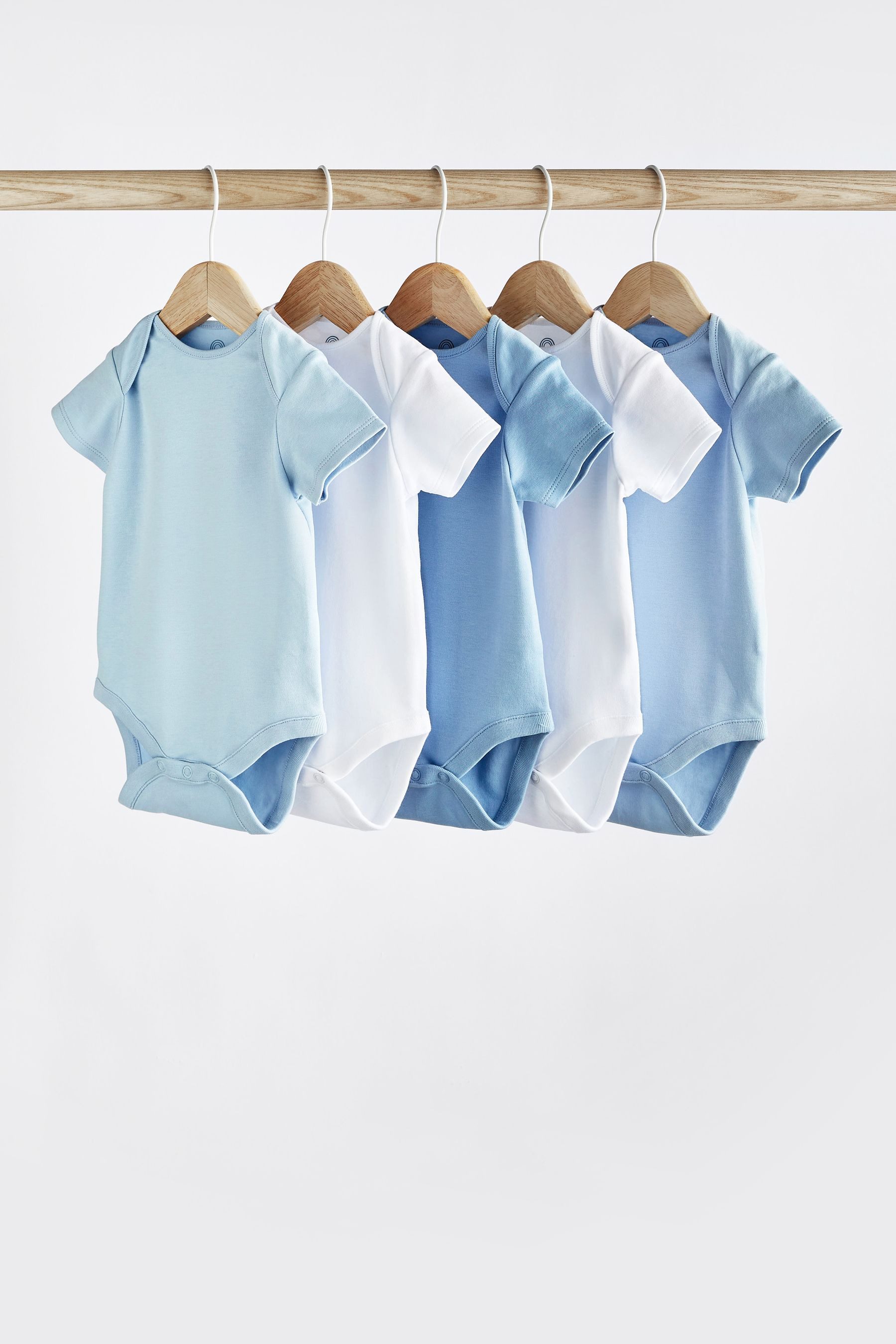 Next Kurzarmbody Kurzärmelige Bodys, 5er-Pack (5-tlg)