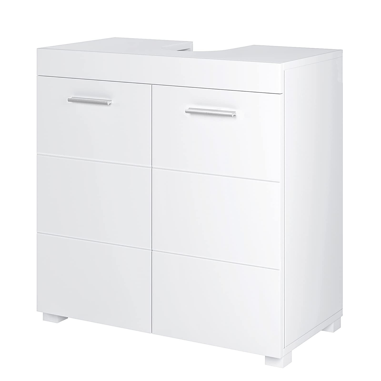 Homfa Waschbeckenunterschrank Unterschrank Badezimmerschrank mit 2 Türen, w günstig online kaufen