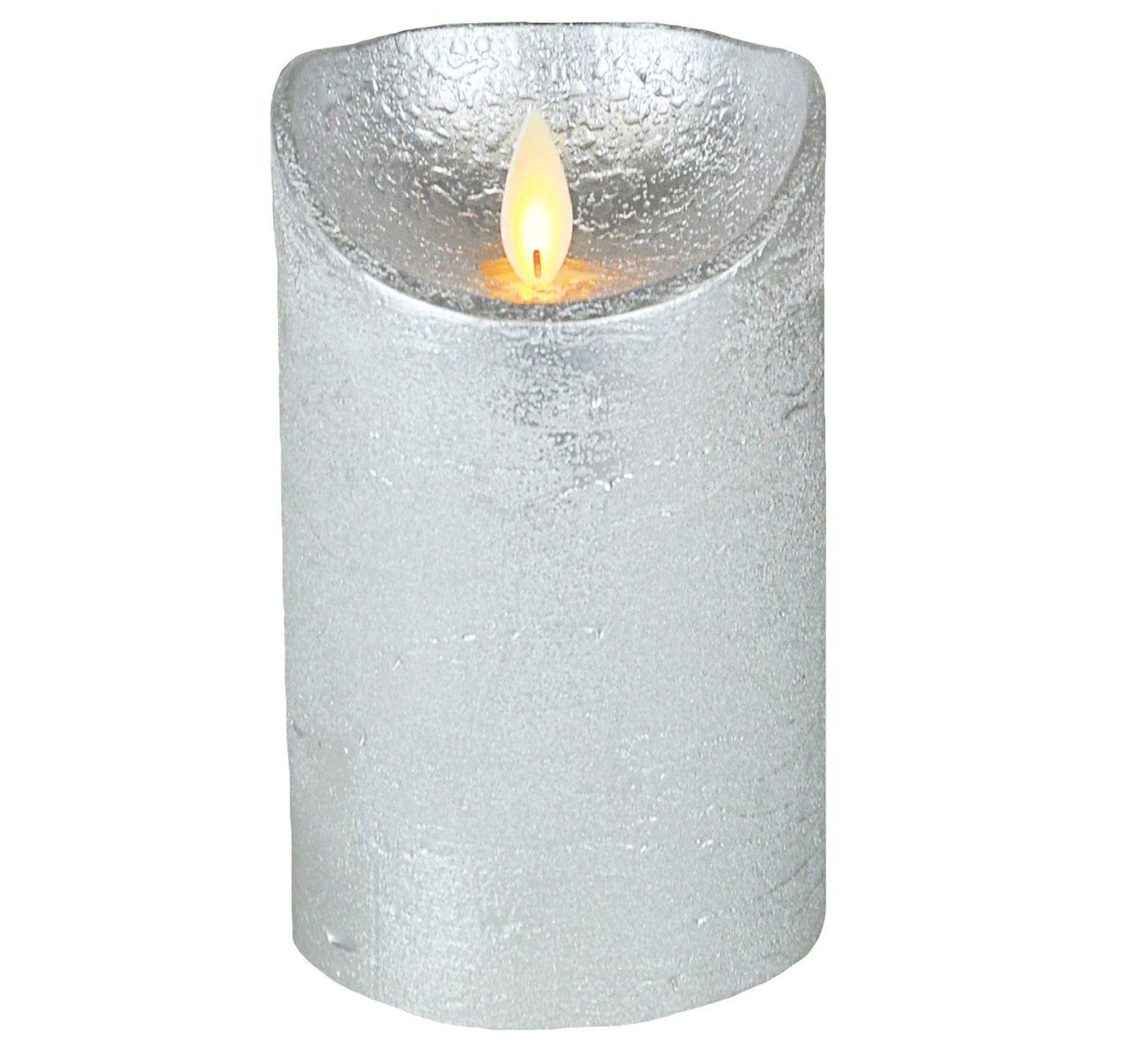Coen Bakker Deco BV LED-Kerze LED Echtwachskerze Kerze 10 / 12,5 / 15 cm Timer Ø 7,5cm Wachskerze (1-tlg), große Farb- und Größenauswahl, Echtwachskerzen mit Timerfunktion