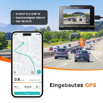70mai 4K A810 Dashcam (HDR, 150° Sichtfeld, integriertes GPS, App-Steuerung)
