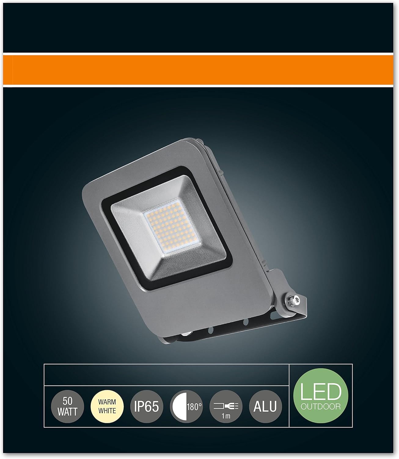 Osram Außen-Wandleuchte Osram LED Endura Flood Fluter, für Außenanwendungen, Warmweiß, 226, 0, Osram LED Endura Flood Fluter, für Außenanwendungen, Warmweiß, 226, 0