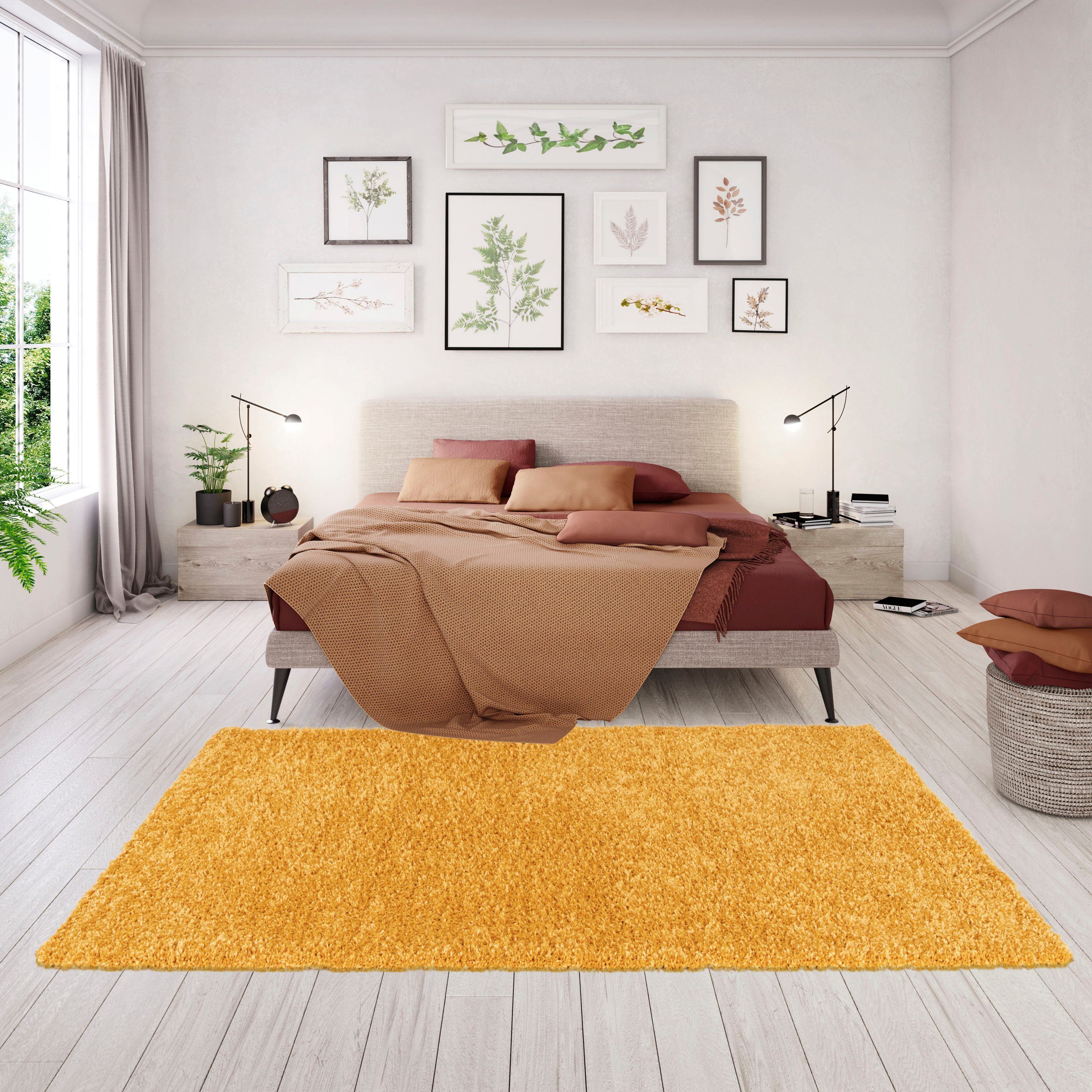 DomDeco Hochflor-Teppich Hochflorteppich ROMI, Serie "Classic" günstig online kaufen