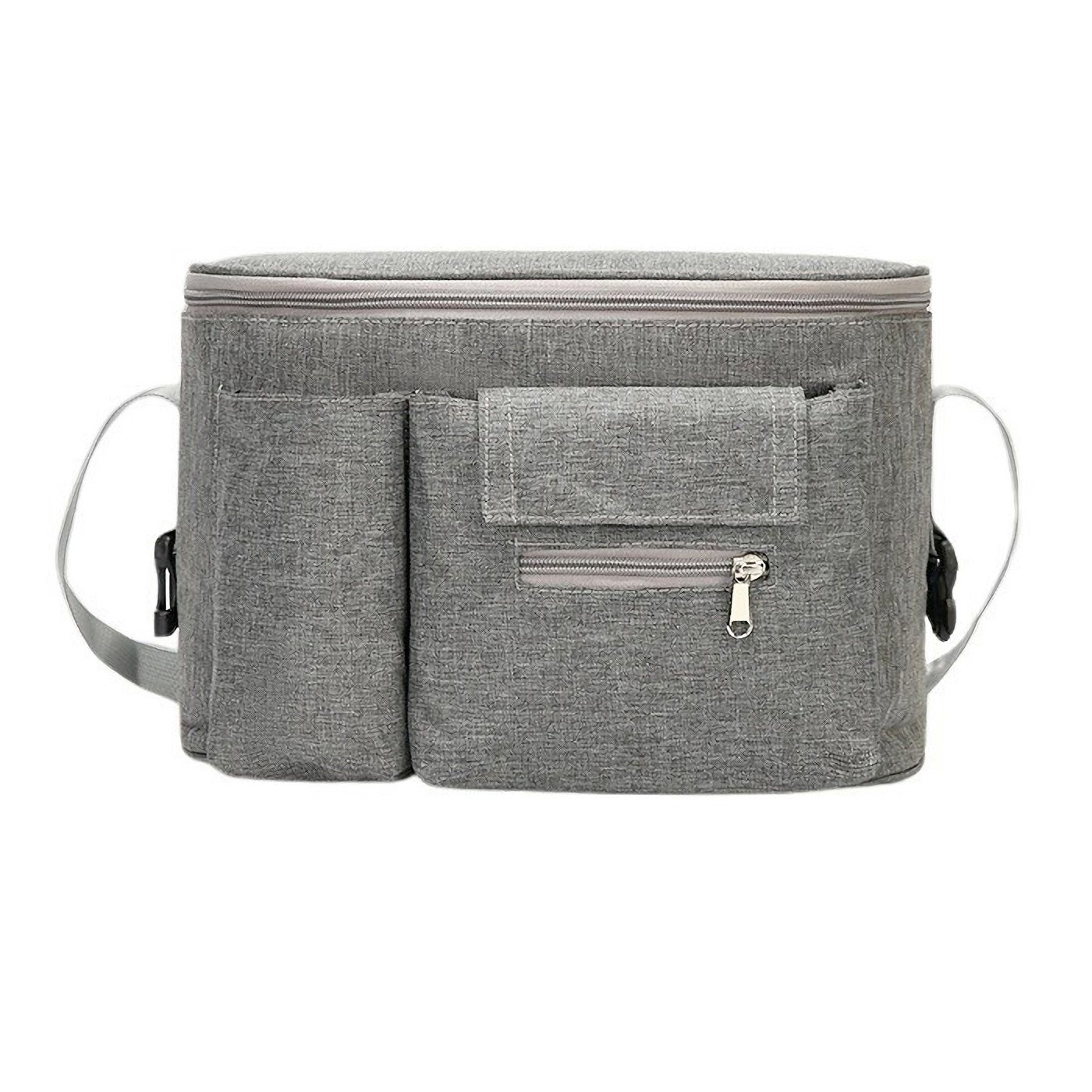 König Design Kinderwagen-Tasche Kinderwagen Organizer Buggy Tasche Getränkehalter Wickeltasche, mit Umhängeriemen