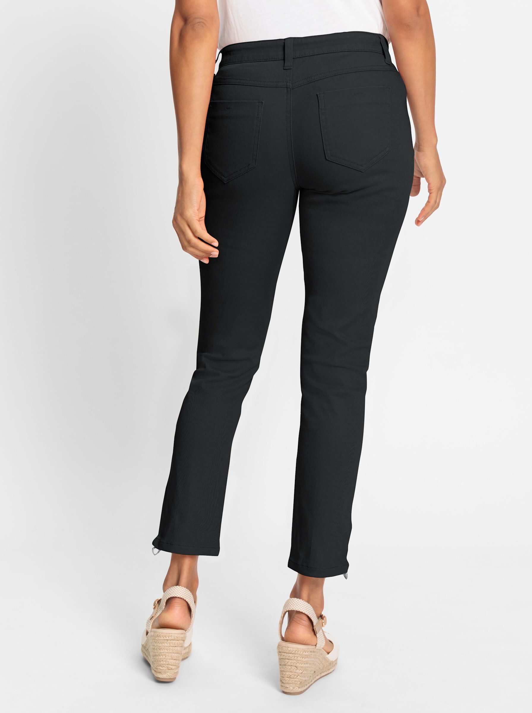 Witt Bequeme Jeans Twill-Hose leicht vertieft – Bild 3 von 4