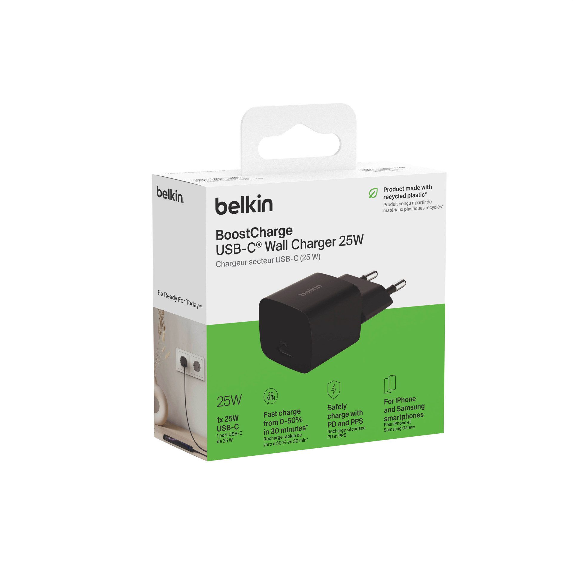 Belkin BoostCharge 25W USB-C Charger Power Delivery USB-Ladegerät