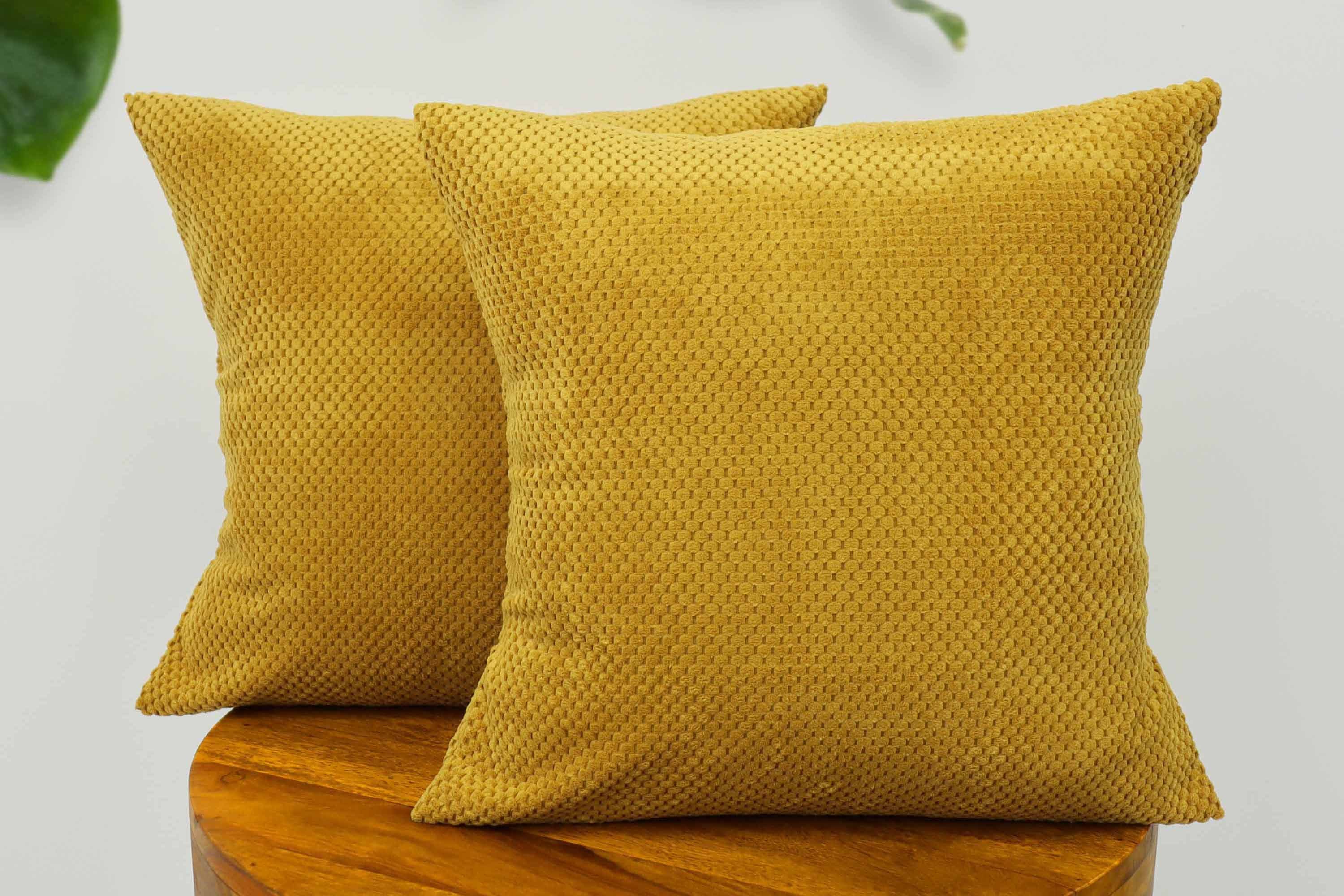 Amilian Dekokissen 2er Set Kissen - Zierkissen - Sofakissen mit Füllung und Kissenbezug, (2 Stück), Kopfkissen, Kuschelkissen, Couchkissen mit Kissenfüllung