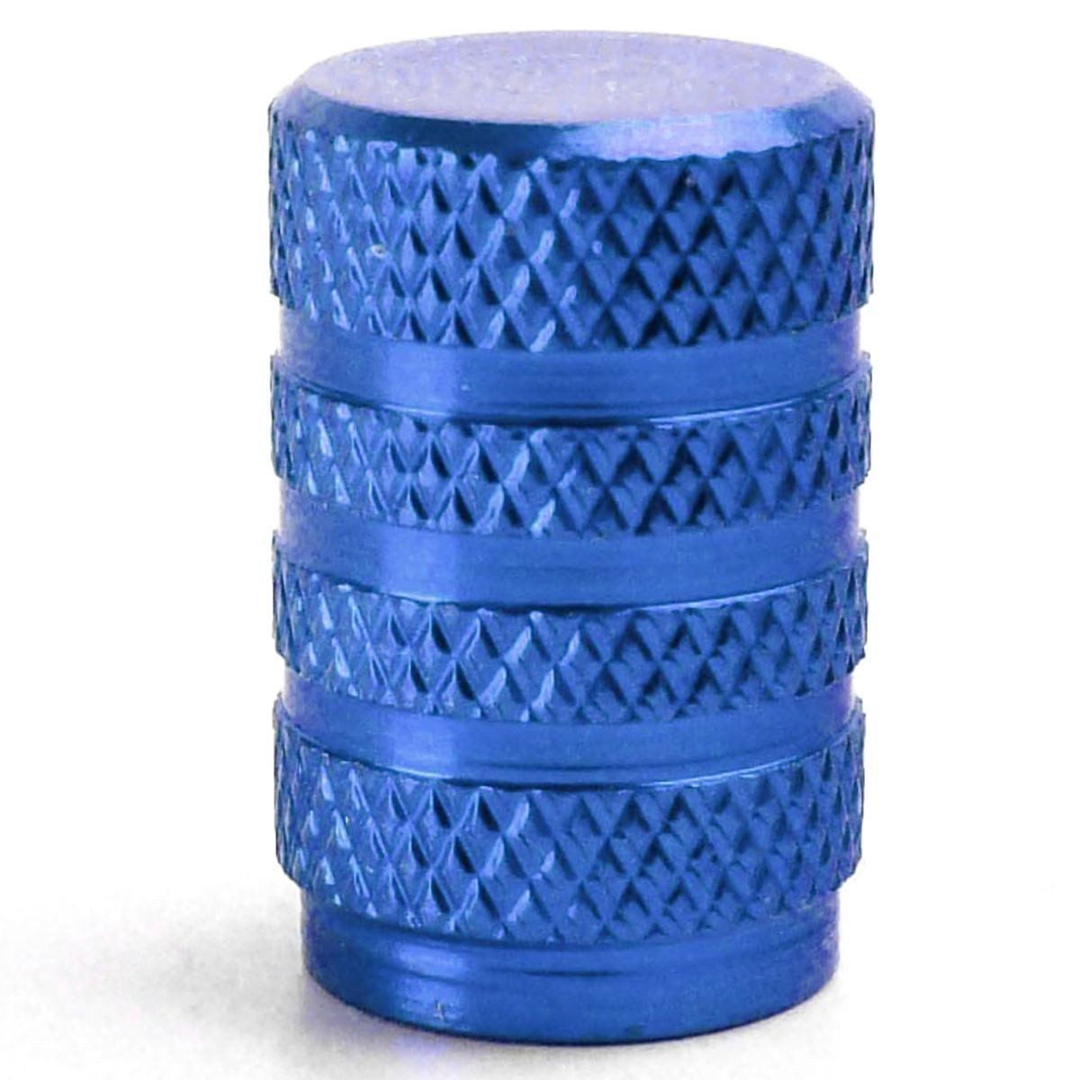 All Ride Ventilkappe Ventilverschlüsse fürs Auto 5 Kappen in Blau aus Aluminium H ca. 15 mm, (5-St), Standard Gewinde – Bild 4 von 4
