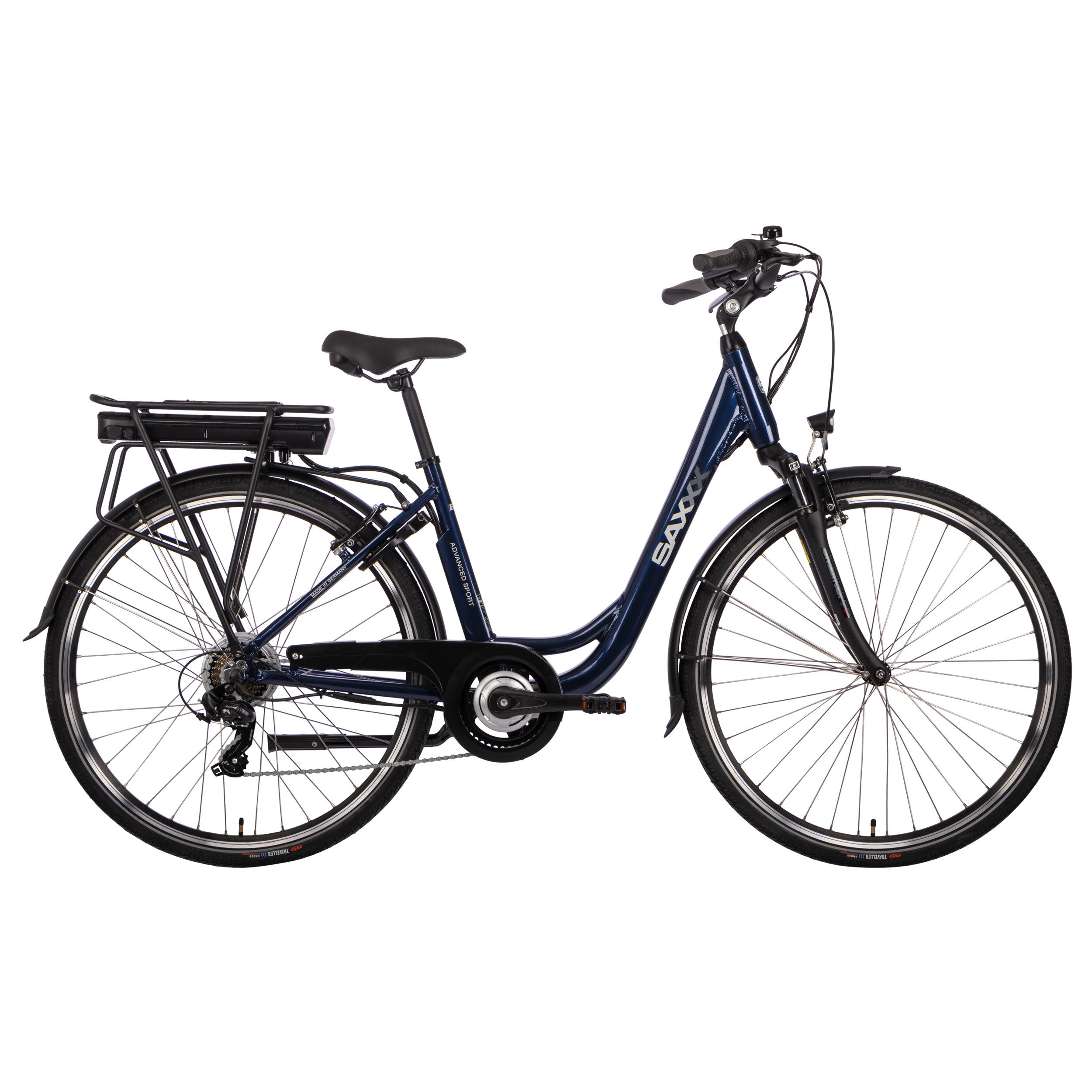 E-Bike Cityrad Damen & Herren 28x1.75'' bis 130kg, 60-100km, V-Bremse