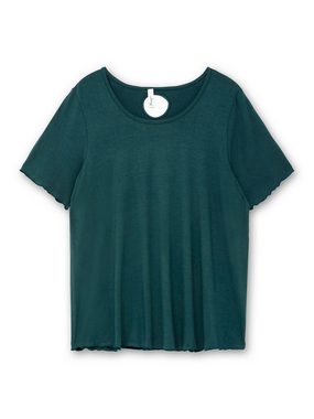 Sheego T-Shirt Große Größen in A-Linie, mit Cut-out im Nacken