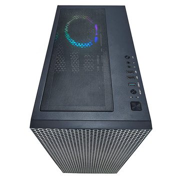 AZZA Gaming-Gehäuse HIVE 450, Formfaktor ATX, Tempered Glass, RGB Frontpanel, 1x RGB Lüfter