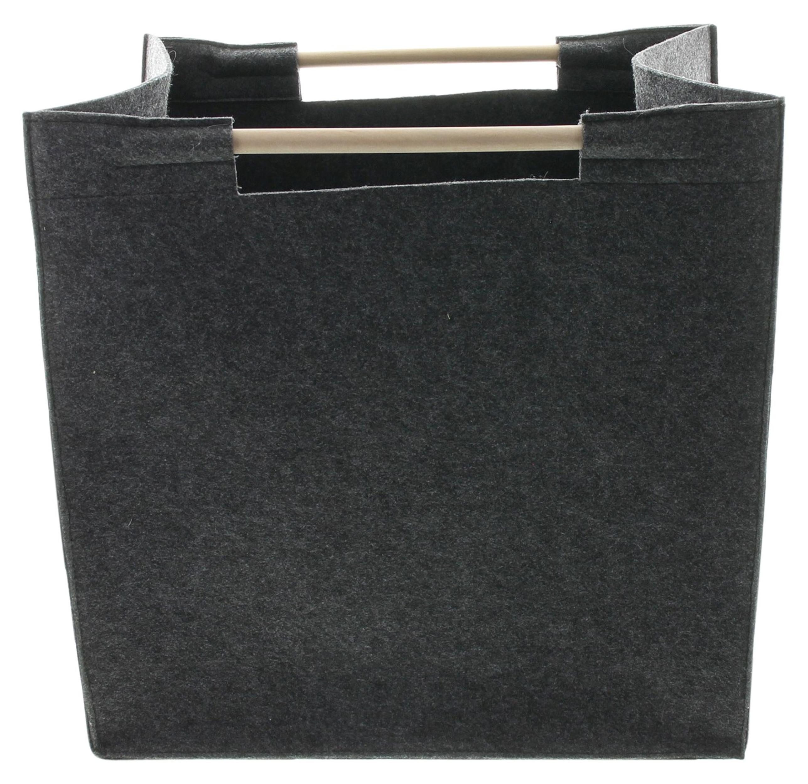 Frank Flechtwaren Allzweckkorb Aufbewahrungskorb Dark Grey günstig online kaufen