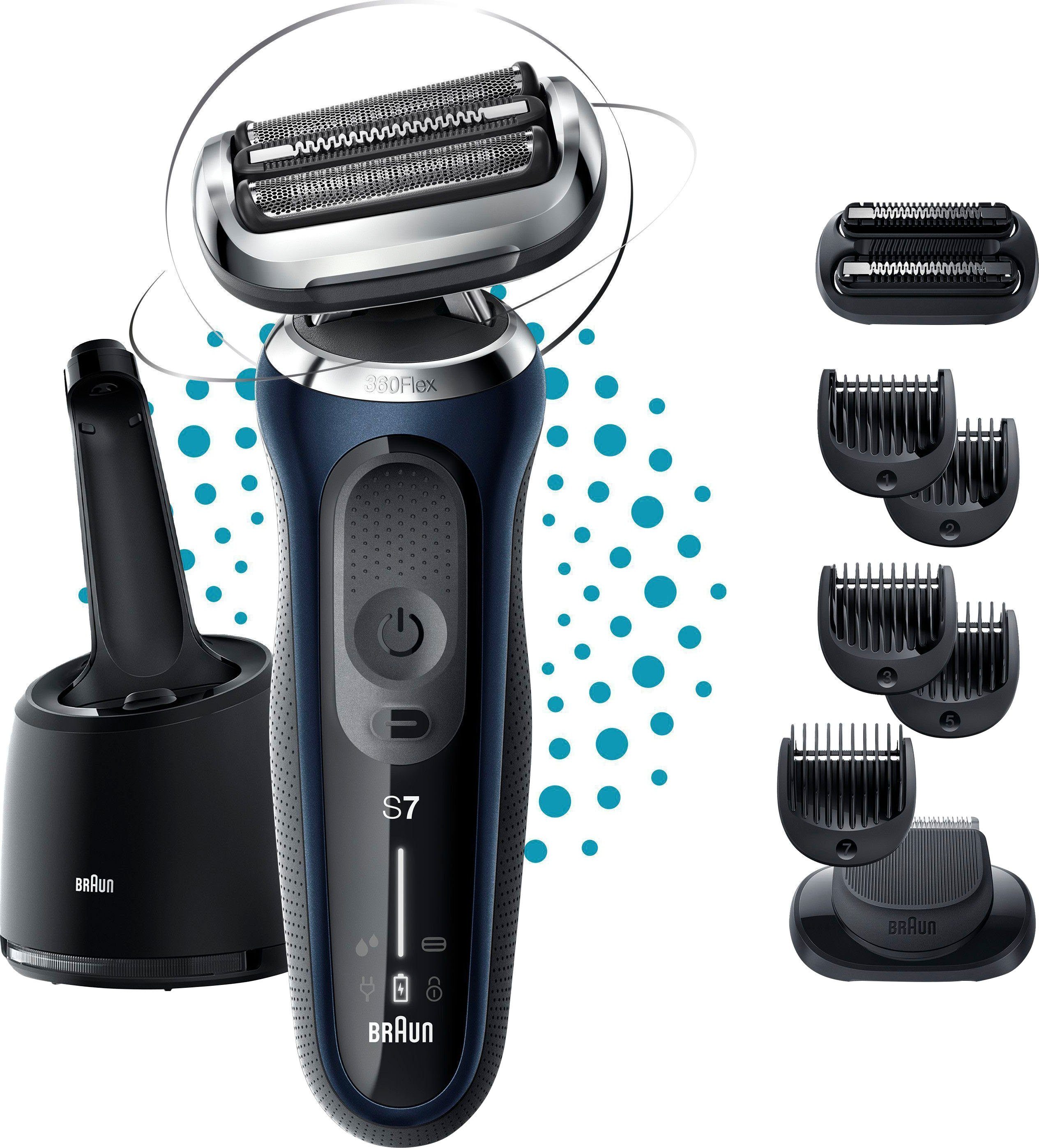 Braun Series 9 Pro Rasierer Herren mit 4+1 Scherkopf, Elektrorasierer &  ProLift Trimmer, PowerCase