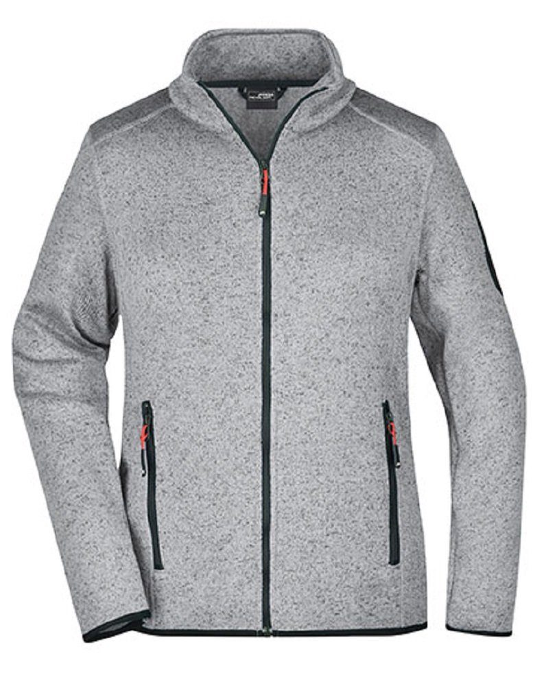 James & Nicholson Fleecejacke Damen Slim Strickfleece Jacke / Fleecejacke o günstig online kaufen