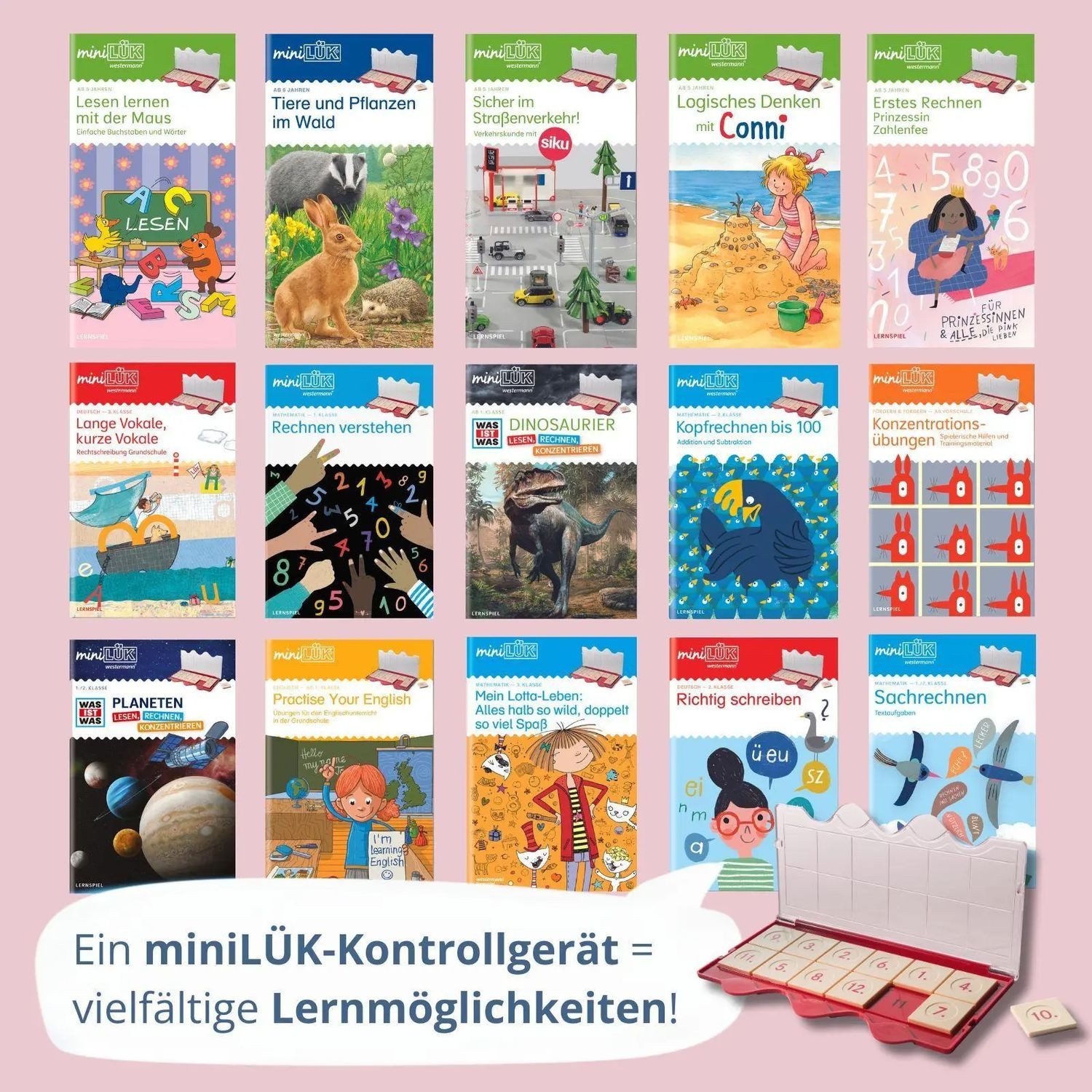 Westermann Verlag Spiel miniLÜK. Kontrollgerät. (rot)