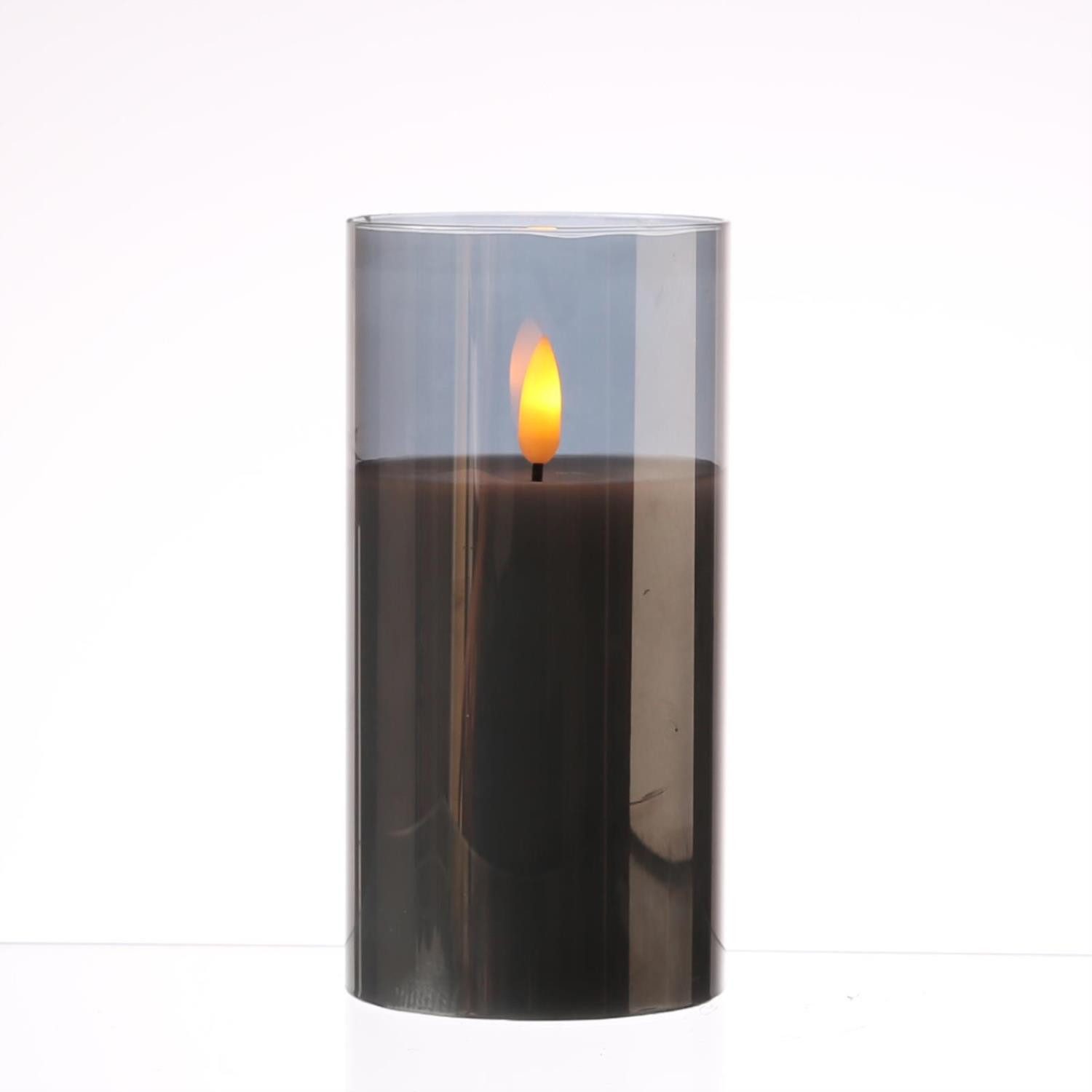 MARELIDA LED-Kerze im Glas LED Windlicht günstig online kaufen